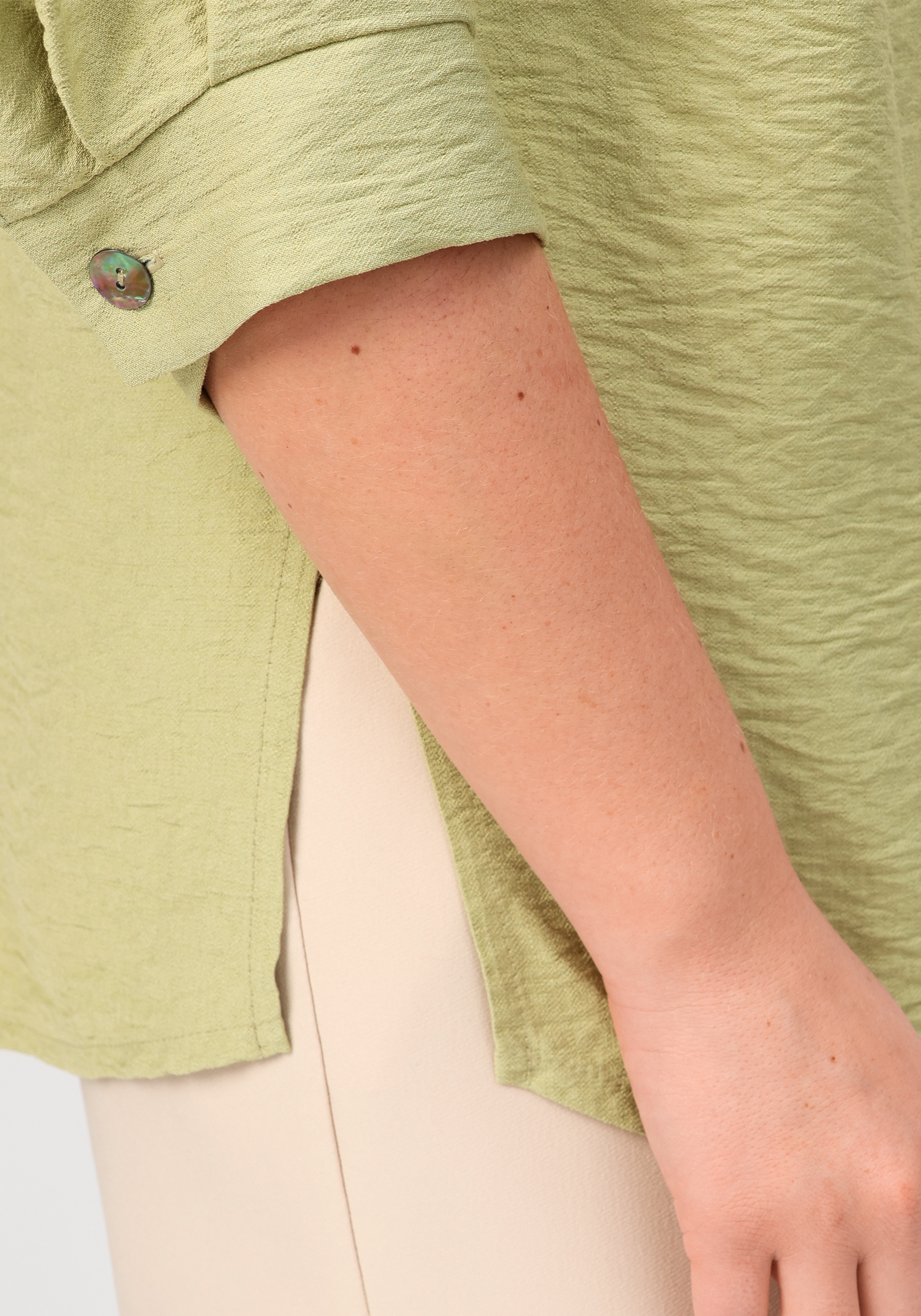 Блуза "Маримба" Мечты Данаи, цвет зеленый, размер 54 - фото 7