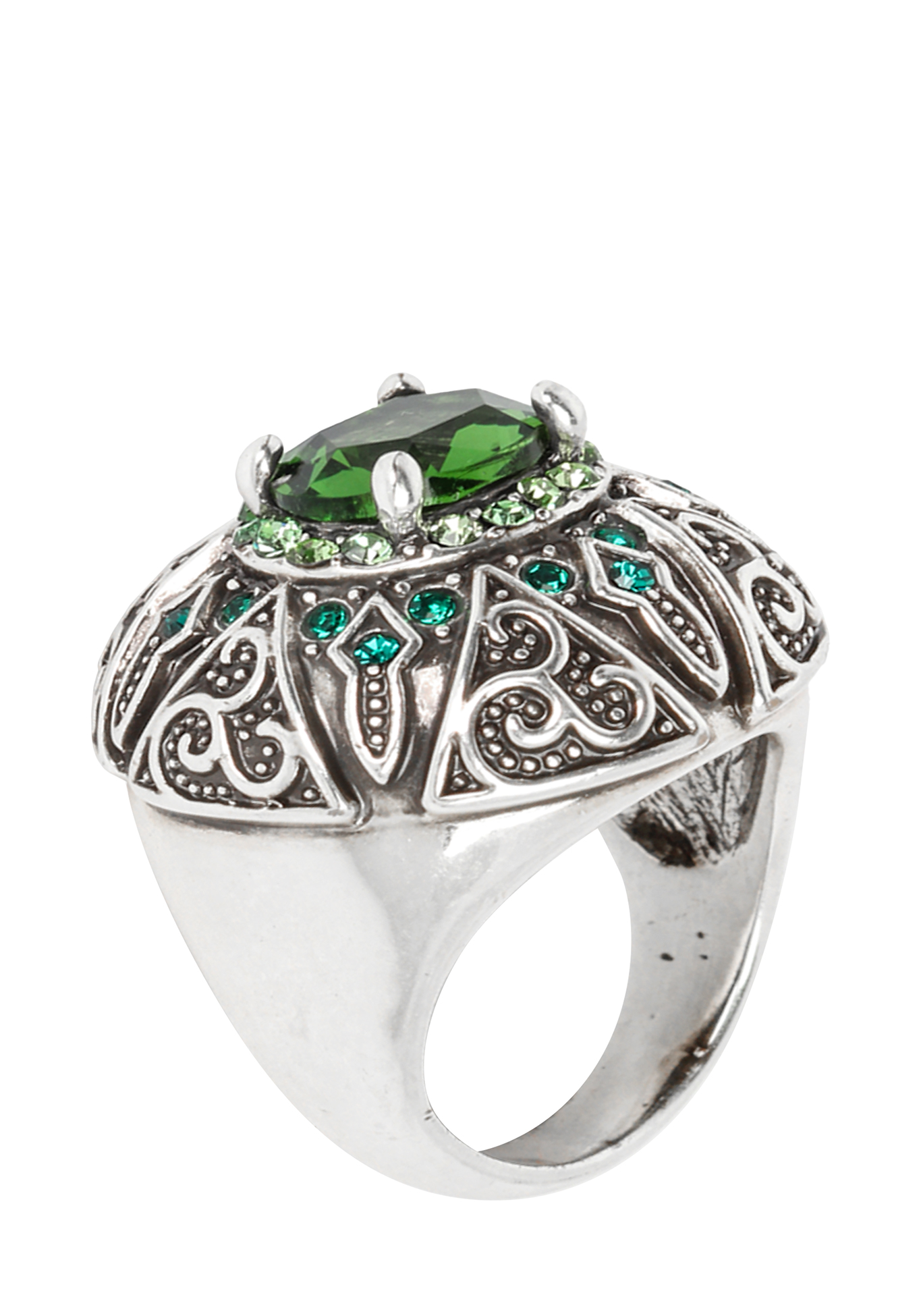 Комплект "Заоблачная мечта" Доминика Росси, размер 18, цвет зеленый классика, перстень - фото 5