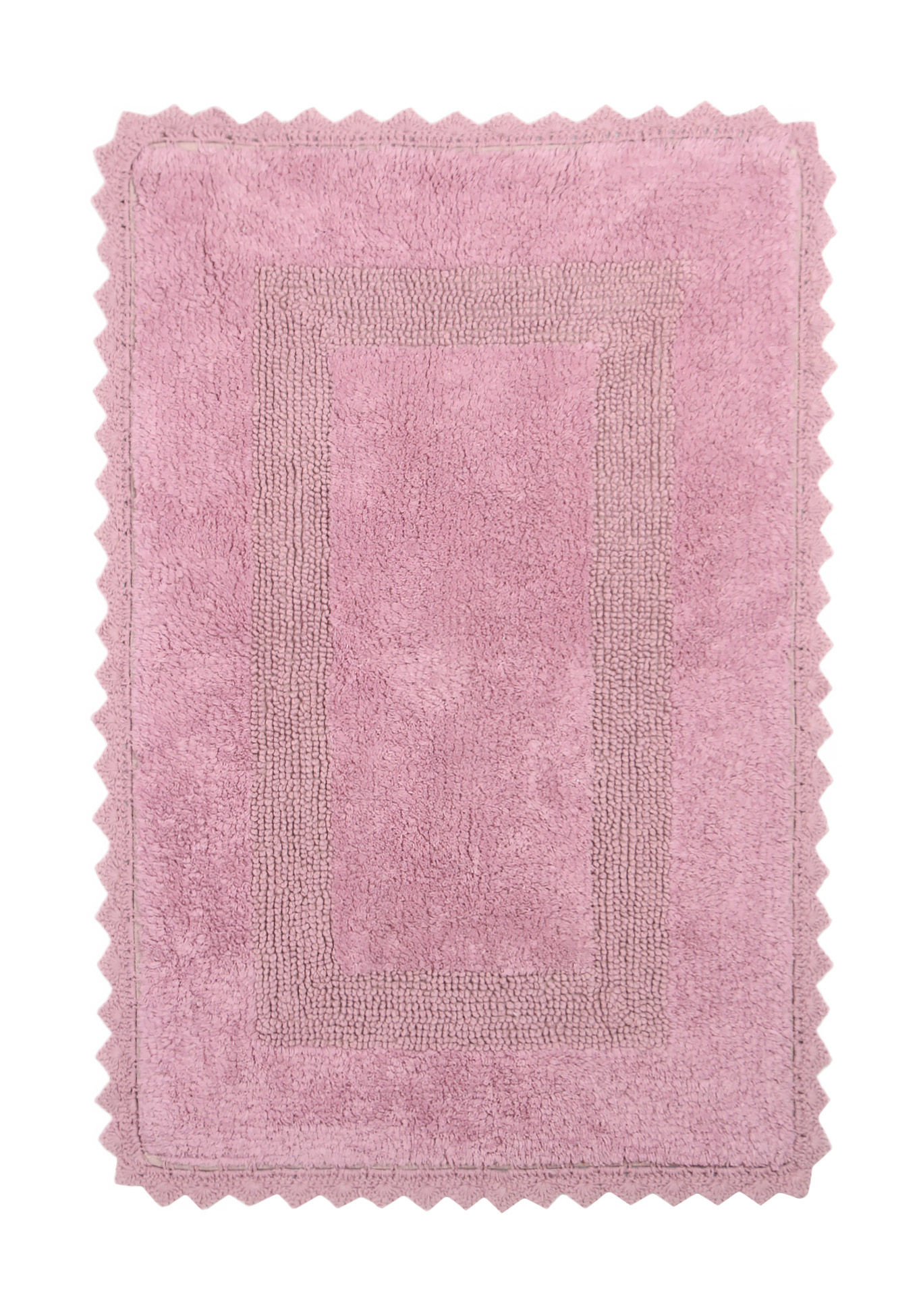 Коврик с гипюром "Климентина" ARYA HOME, цвет розовый - фото 2