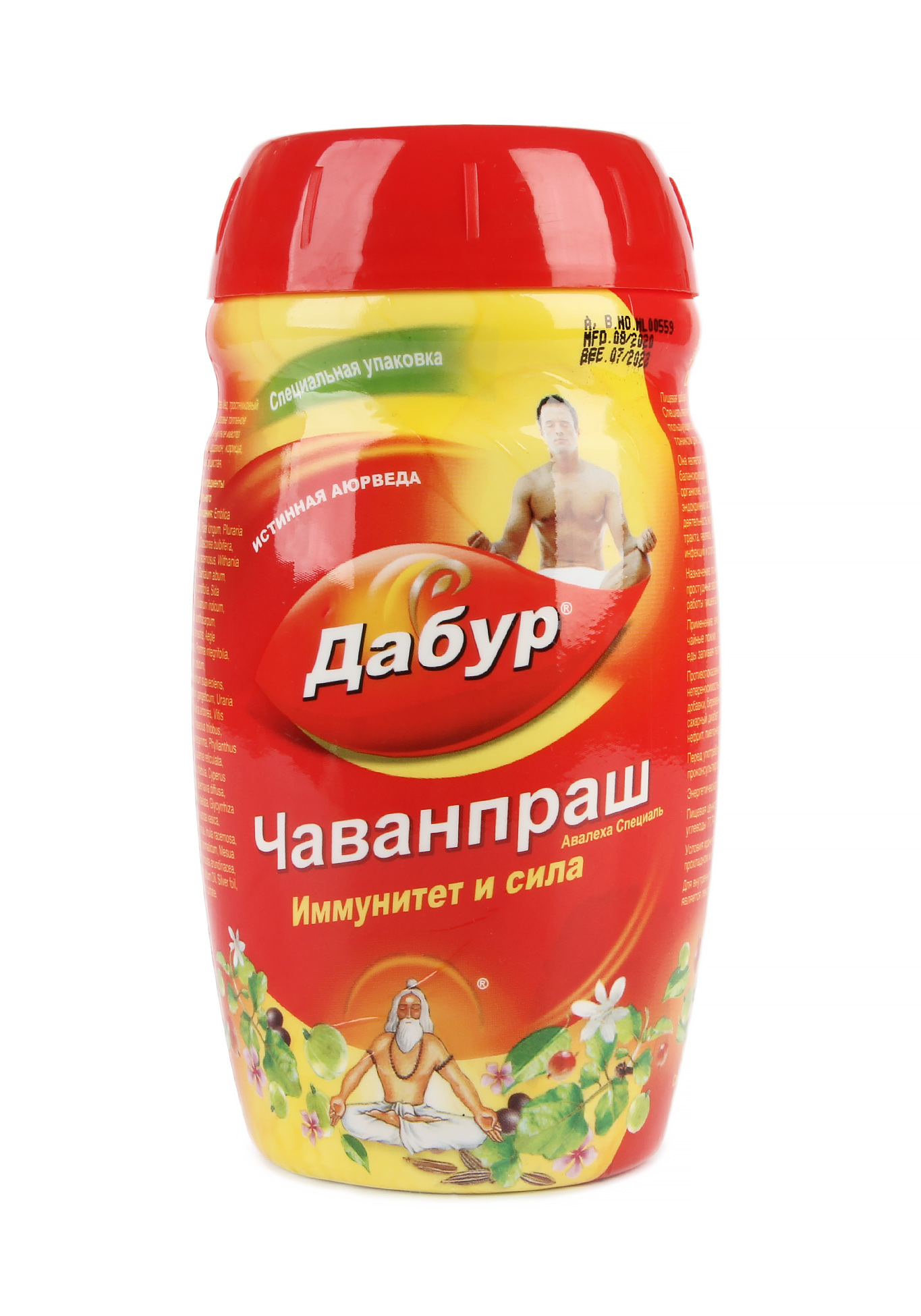 Чаванпраш. Чаванпраш лехаям. Dabur.