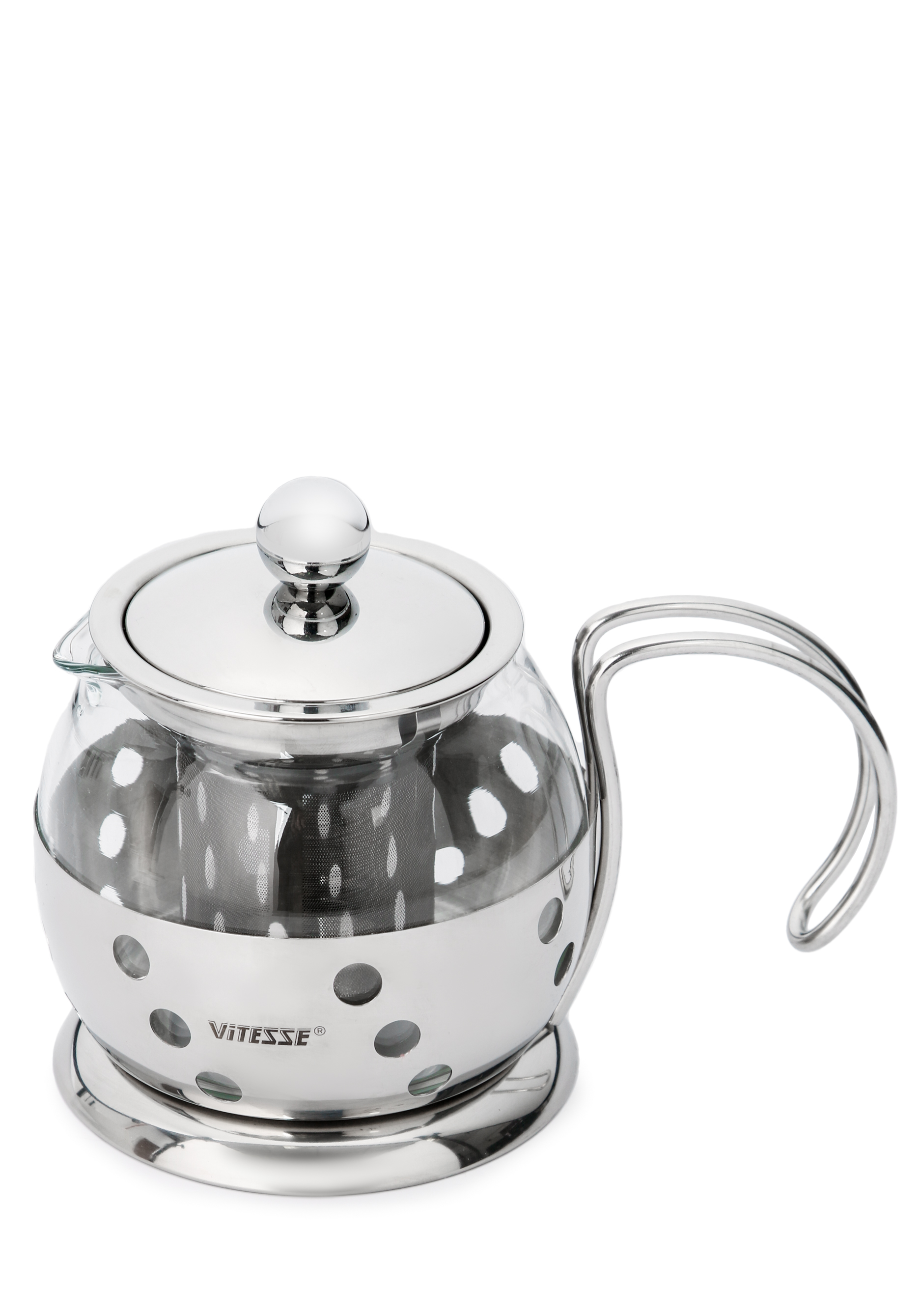 Заварочный чайник Vitesse, цвет белый - фото 1