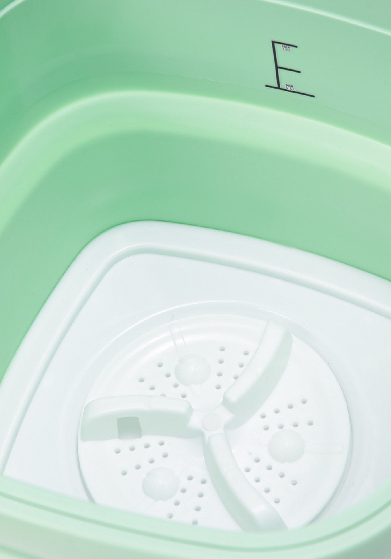Складная стиральная машина "Лотос" Leomax, цвет зеленый - фото 9