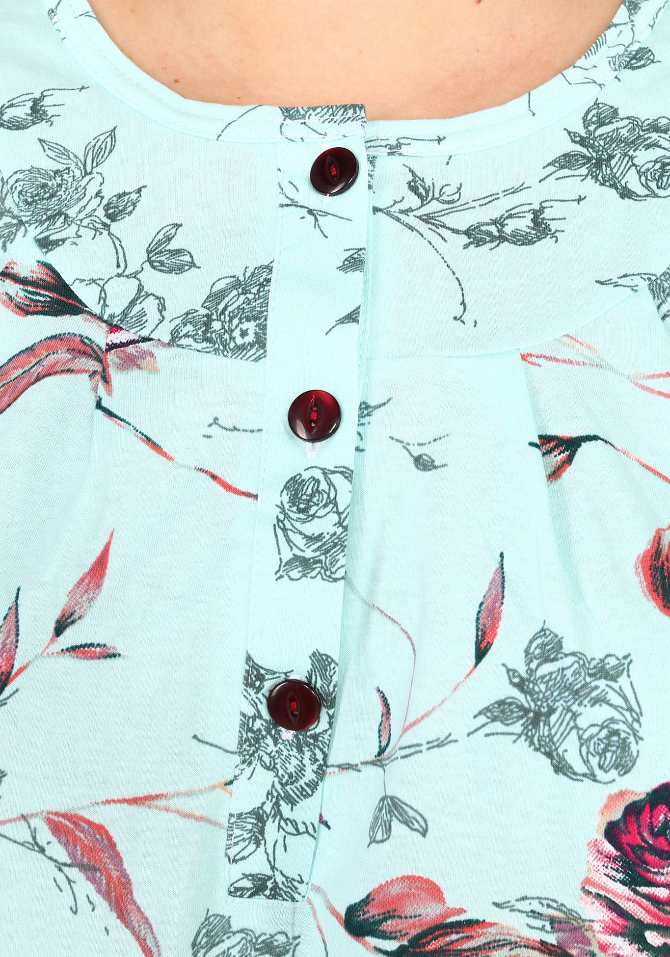 Сорочка "Спящая красавица" Алтекс, размер 48, цвет розовый - фото 5