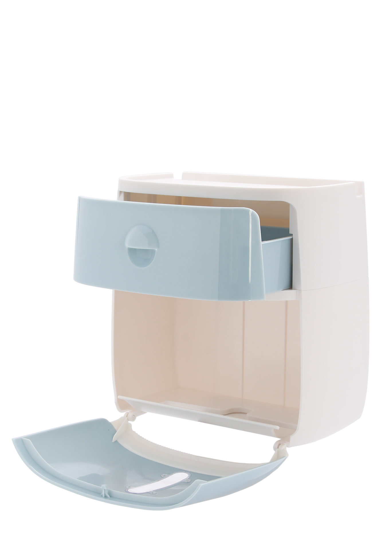 Супер-диспенсер для туалетной бумаги, цвет голубой - фото 2