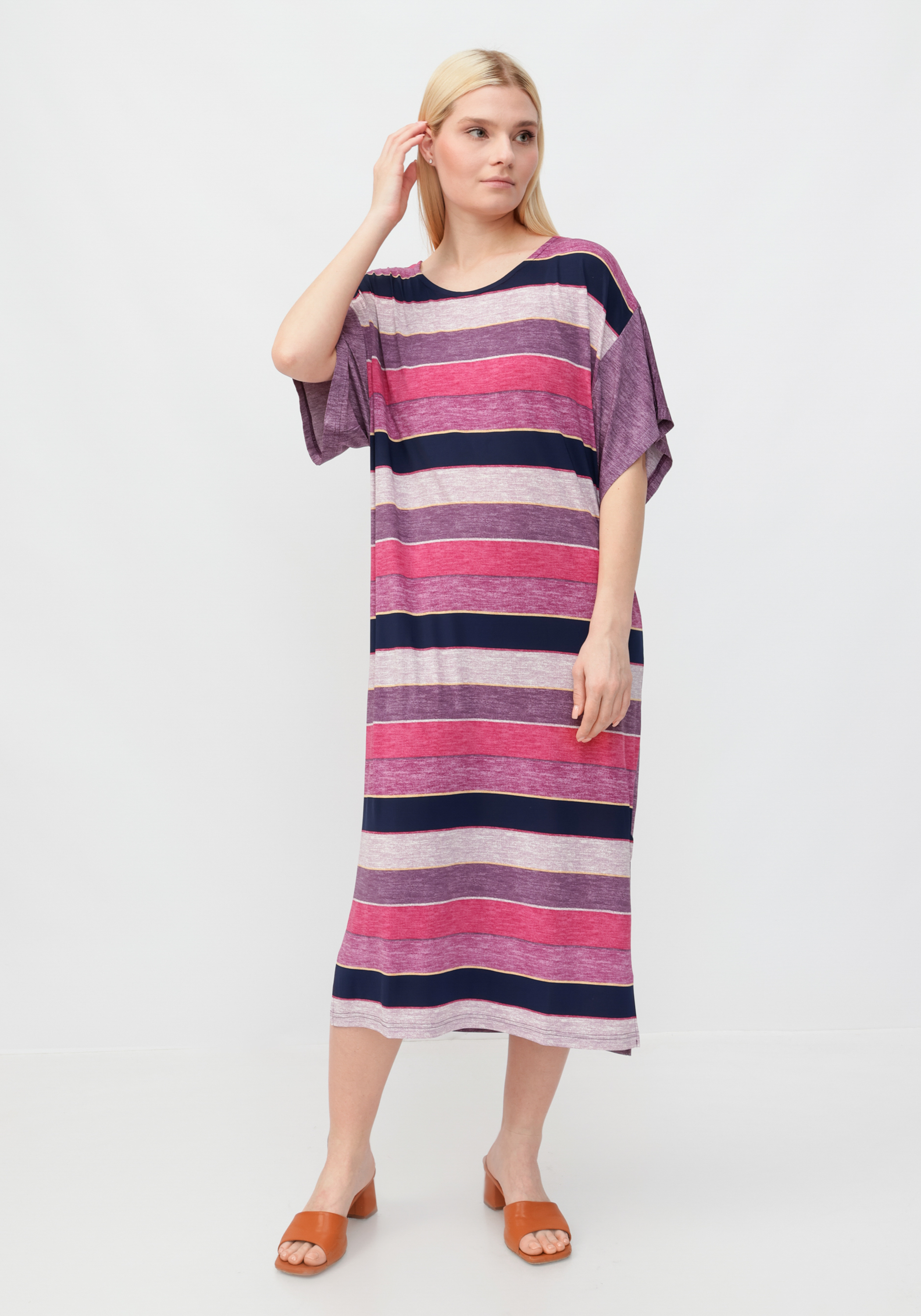 Платье "Майли" Синель, размер 50, цвет розовый - фото 1