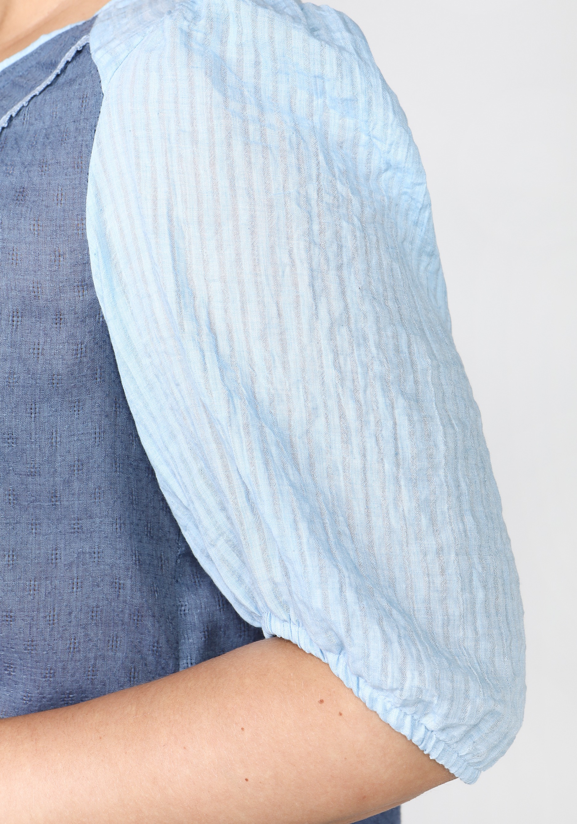 Блуза "Умопомрачительный день" GalaGrosso, размер 48, цвет ментоловый - фото 5