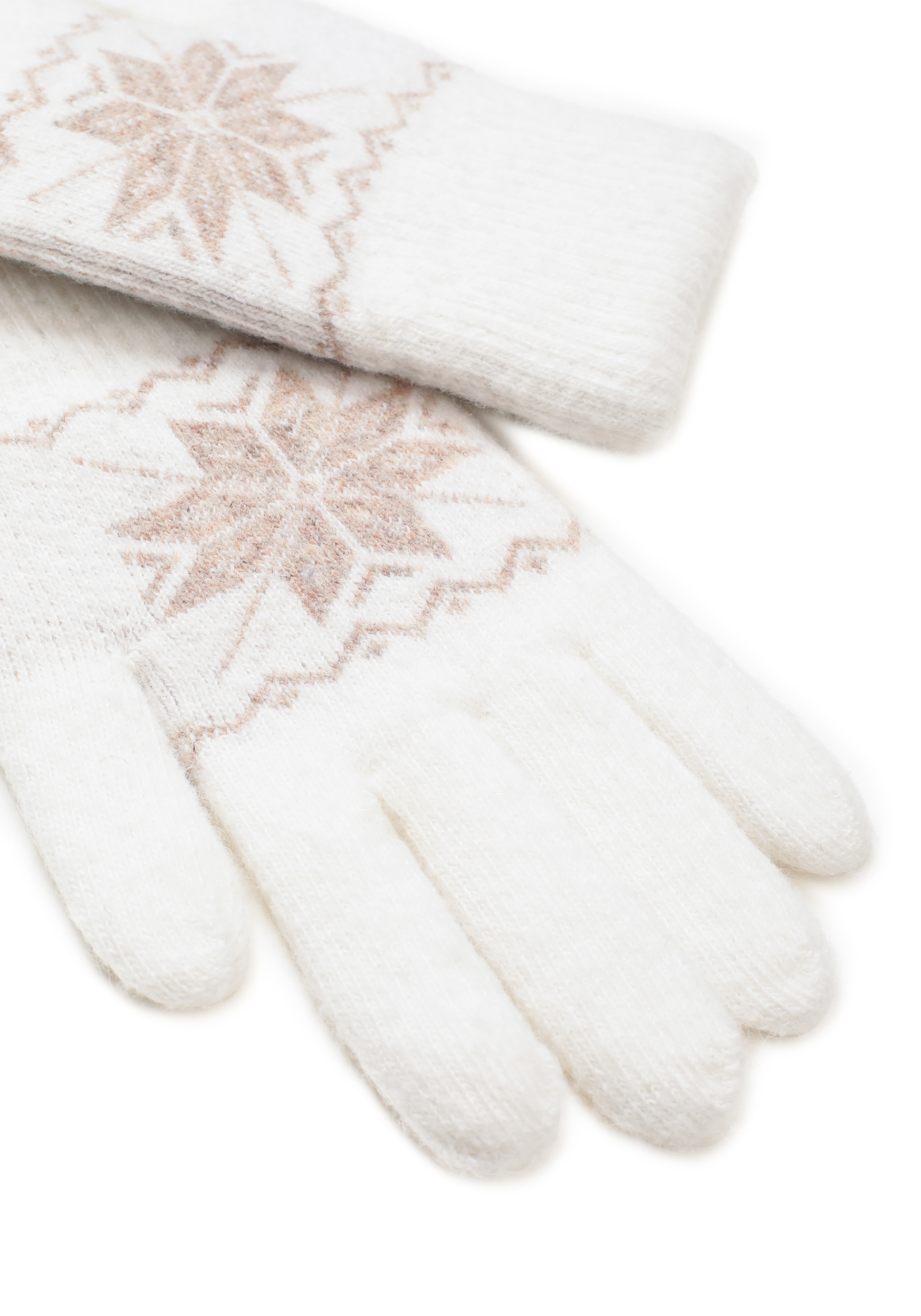 Перчатки женские "Снежинка" Zolinger, цвет фиолетовый, размер one size - фото 9