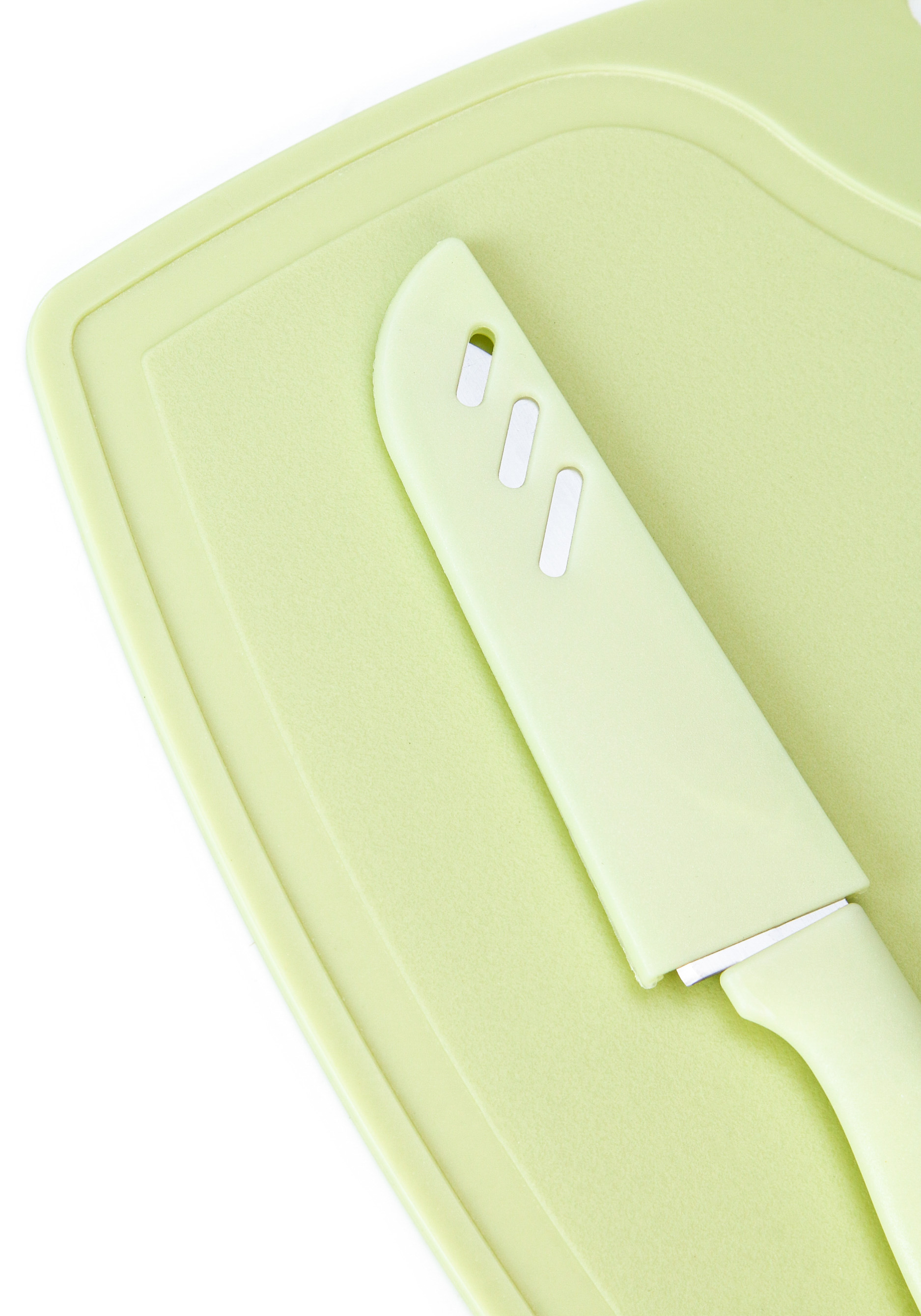 Набор 3 доски разделочные с ножами в чехле Leomax, цвет зеленый - фото 6