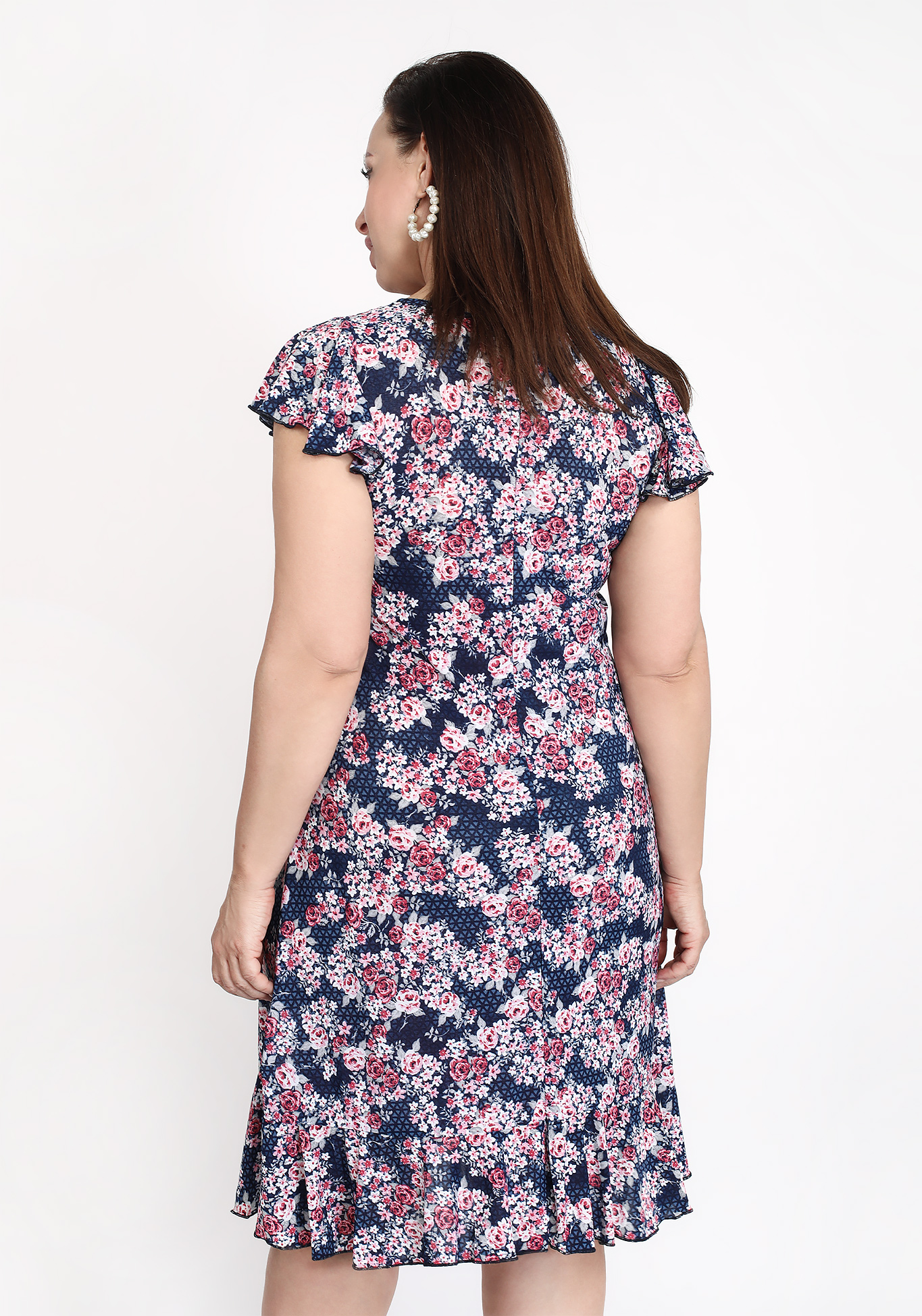 Платье "Нежный стиль", размер 46, цвет розовый - фото 5