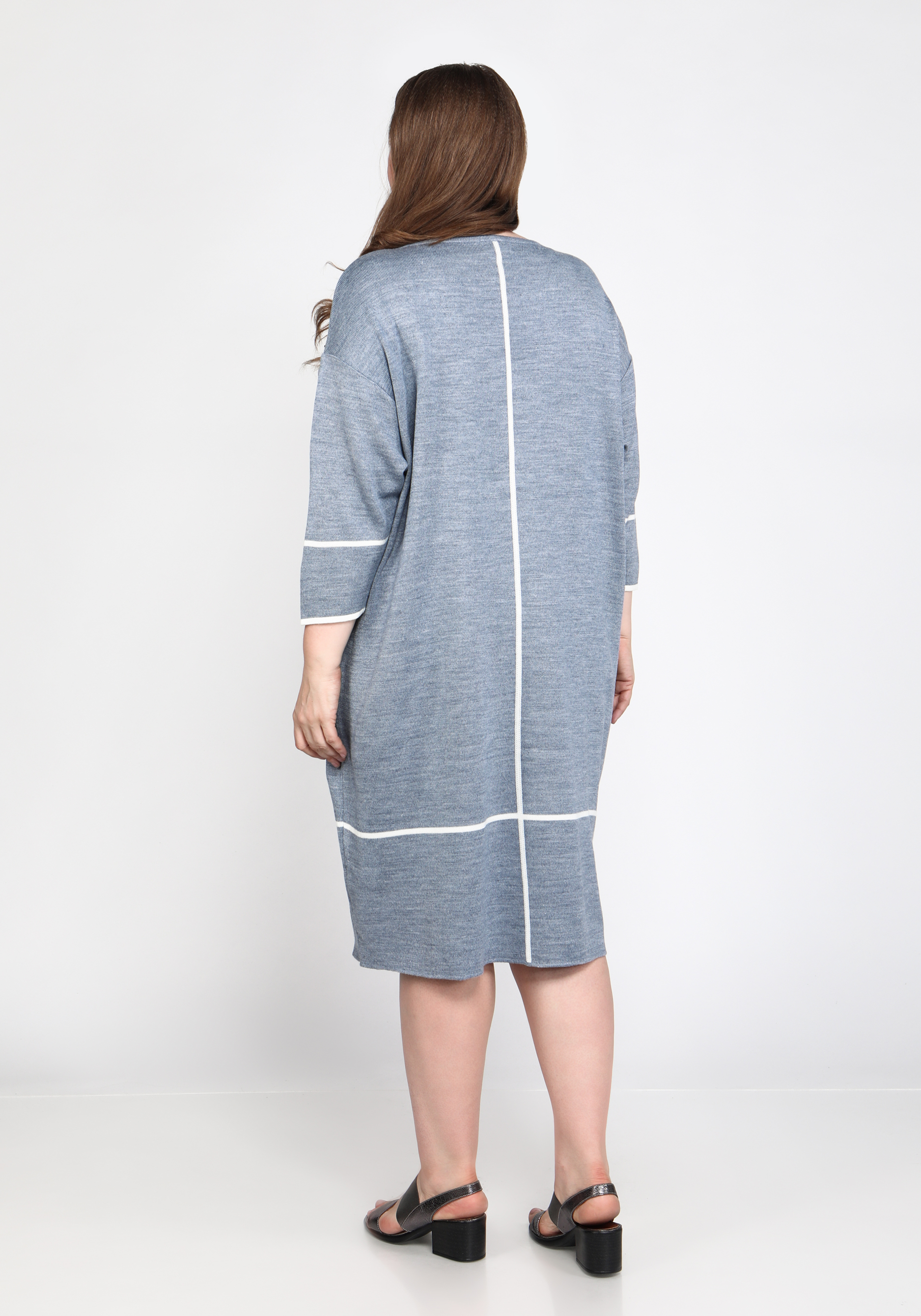 Платье "Тёплые чувства" Vivawool, размер 48, цвет серый - фото 2