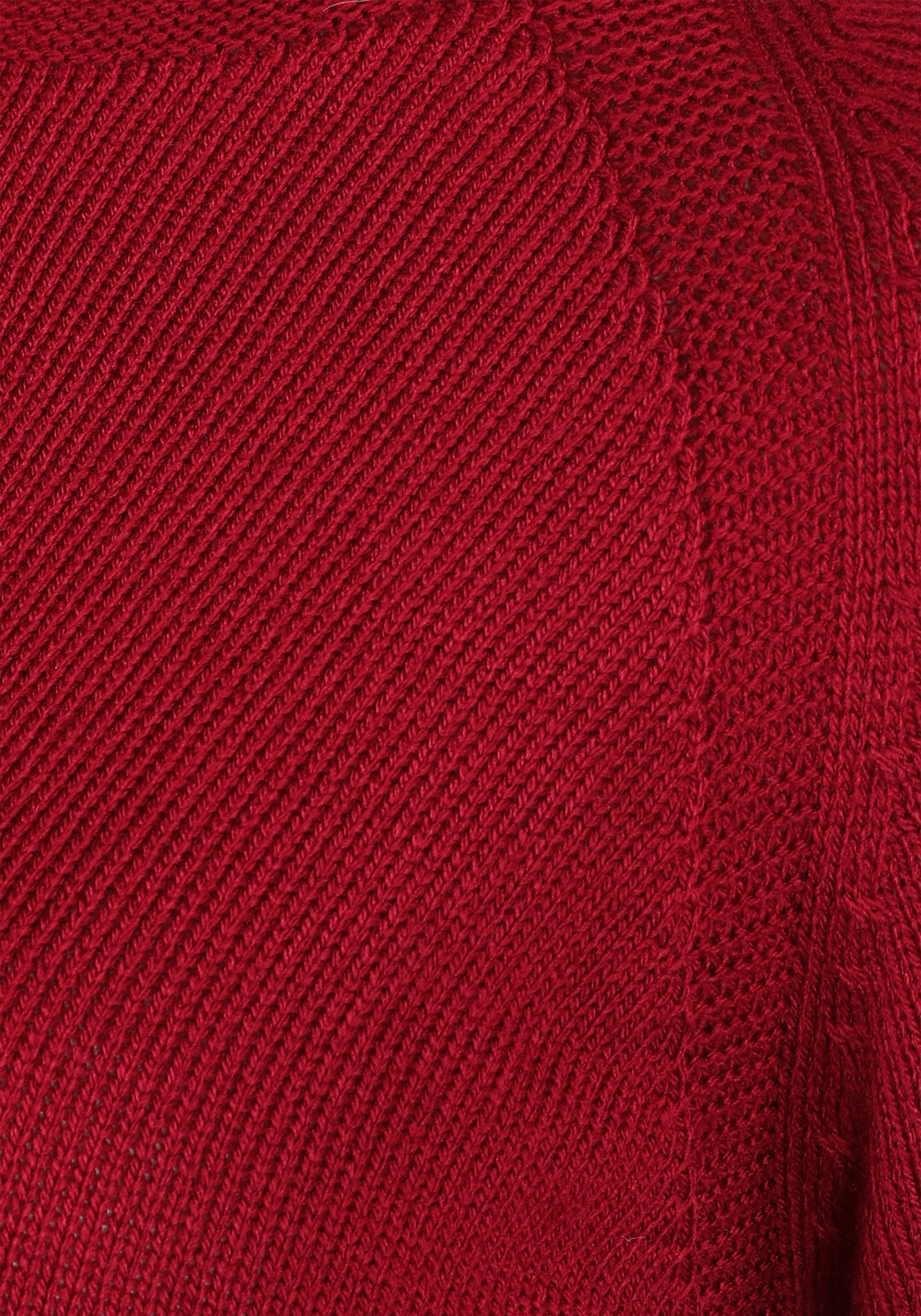 Джемпер женский с разрезами по бокам Star Fashion, размер 48, цвет красный - фото 4