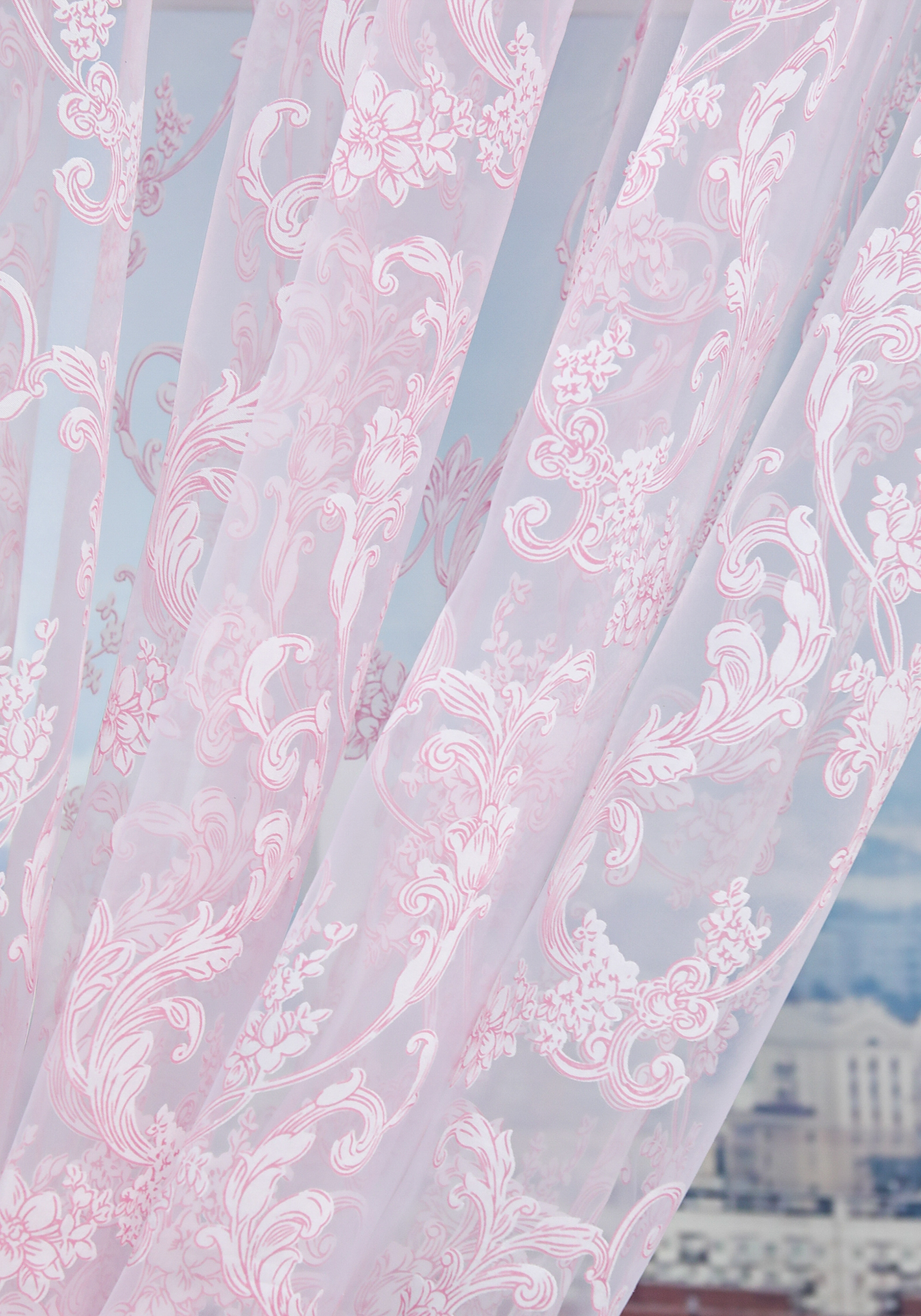 Тюль "Аврора" Галант, цвет розовый, размер 300*270 - фото 9