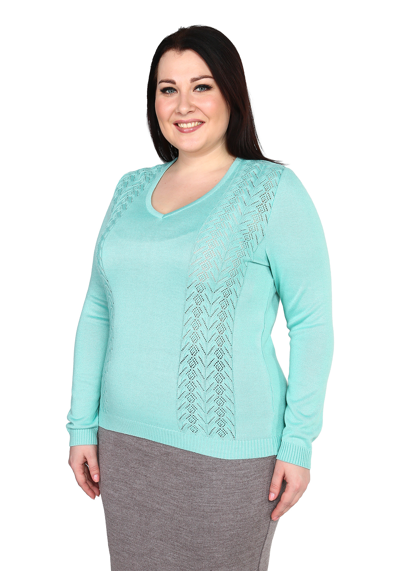 Пуловер "Изящная сказка" Ariadna, размер 50, цвет лиловый - фото 1