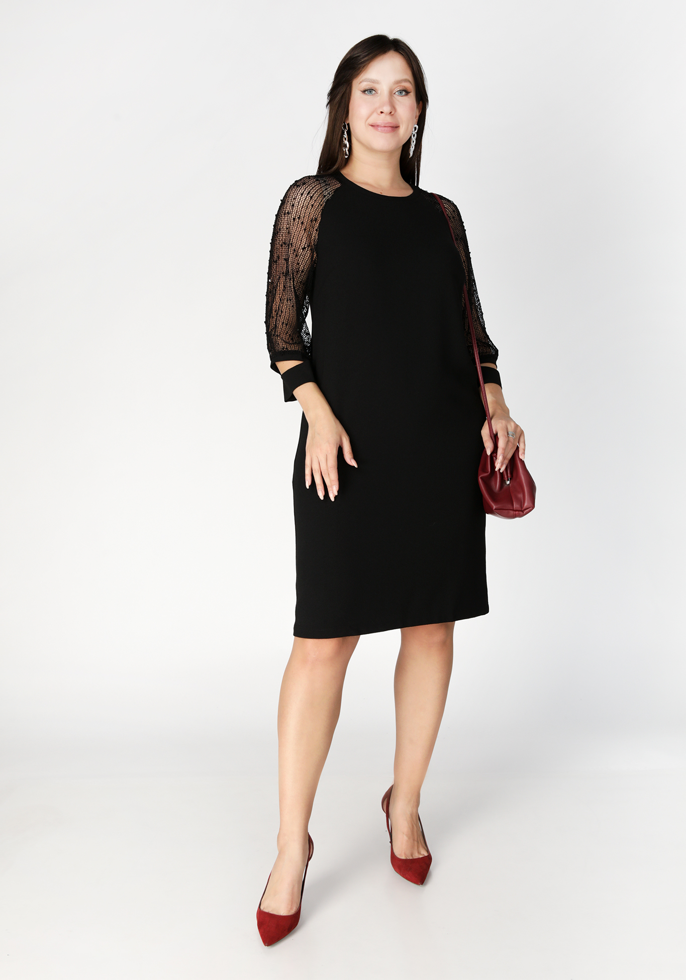 Платье «Деловой вечер» Sakton, размер 48, цвет черный - фото 3