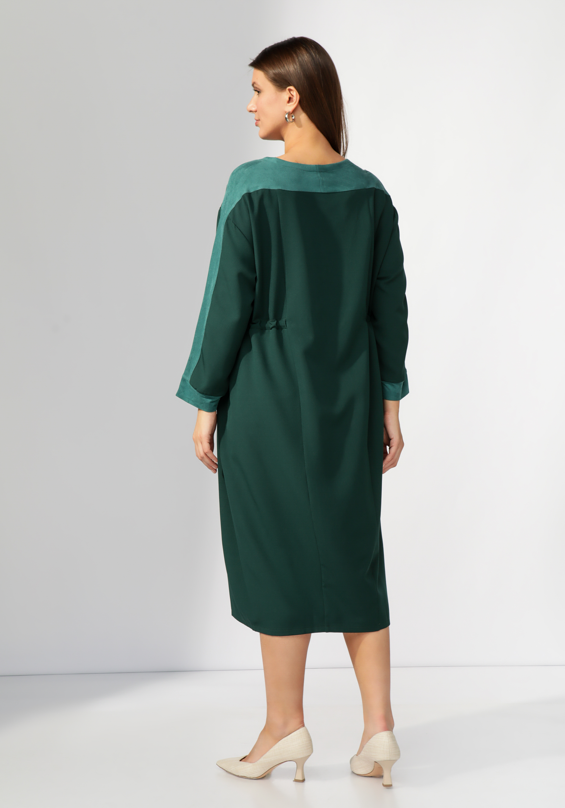 Платье "Стильная идея" GalaGrosso, размер 48, цвет терракотовый - фото 7