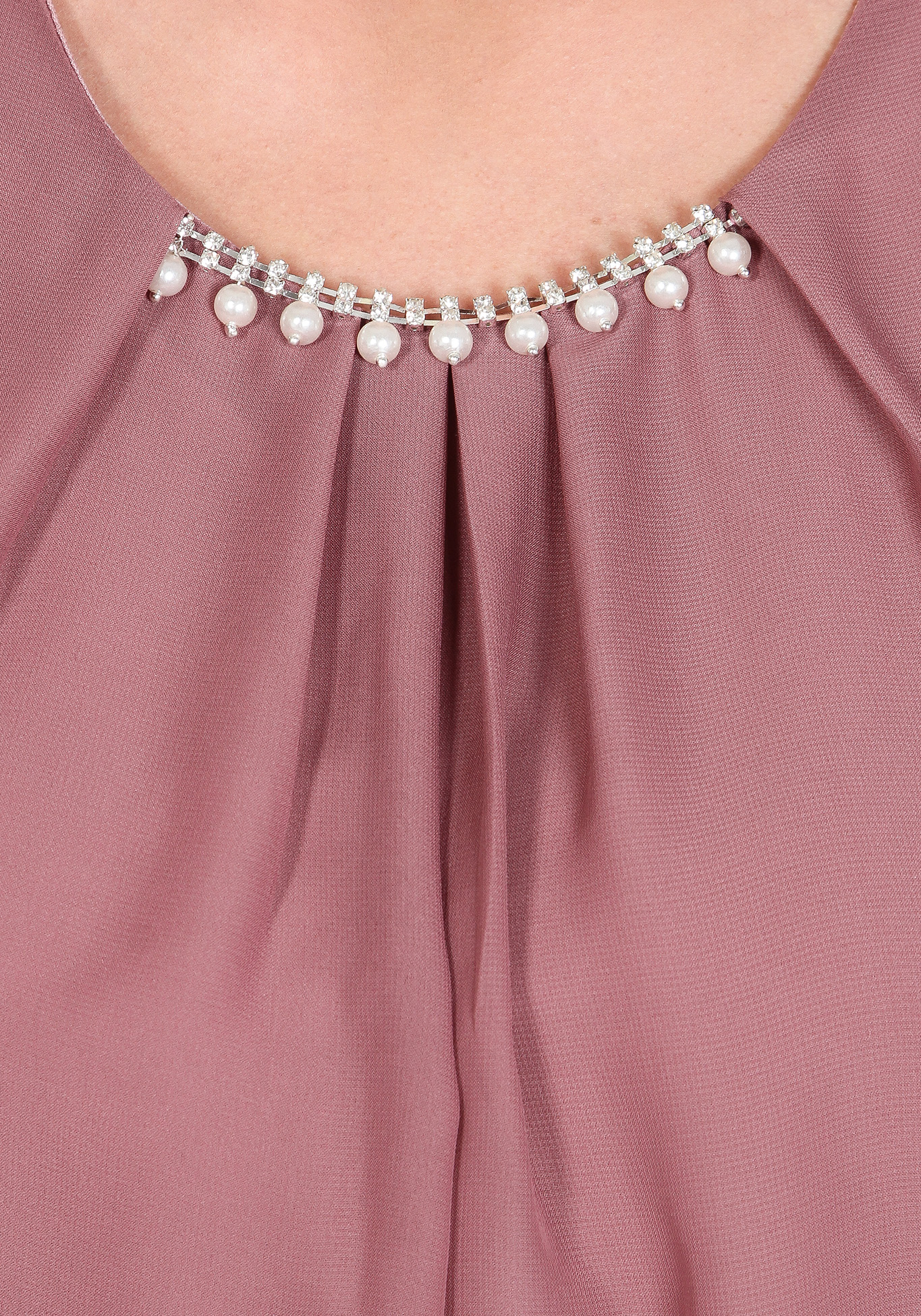 Блуза «Романтичный образ» Zanzara, размер 50, цвет пудровый - фото 3