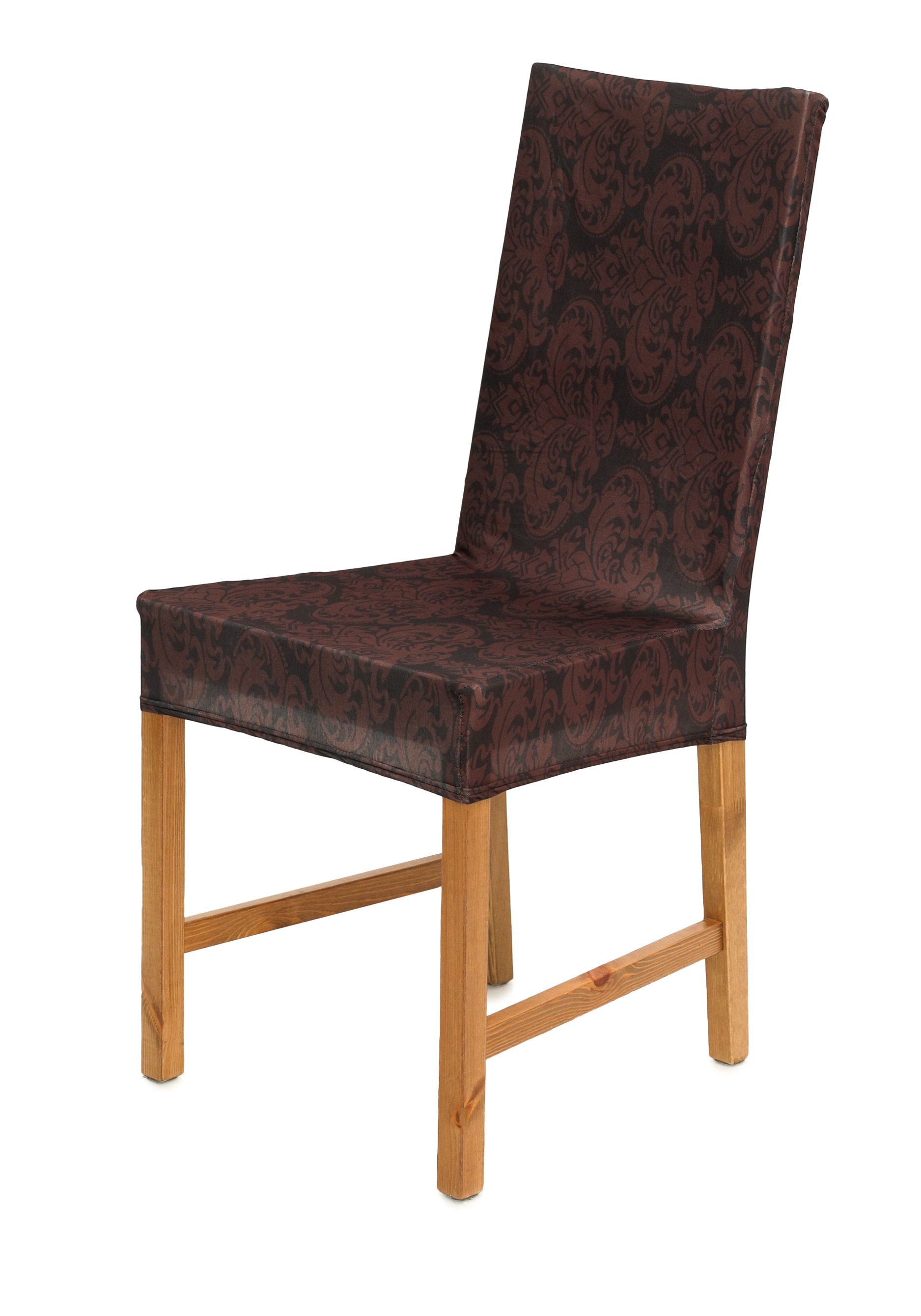 Чехол для стула "Кармен", 2 шт. Марианна, цвет коричневый, размер 60 - фото 1