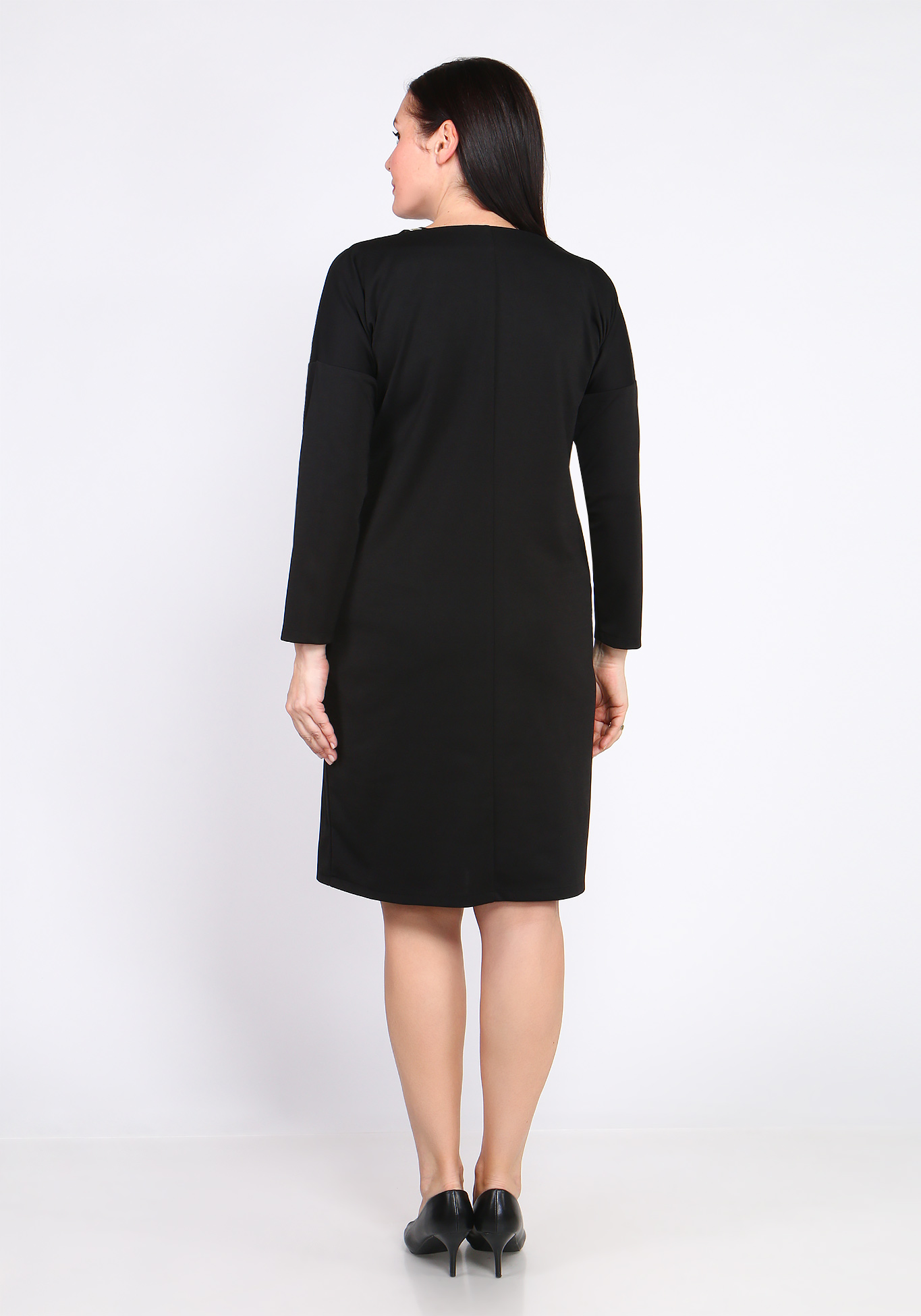 Платье с лампасом Bianka Modeno, размер 48, цвет чёрный - фото 5