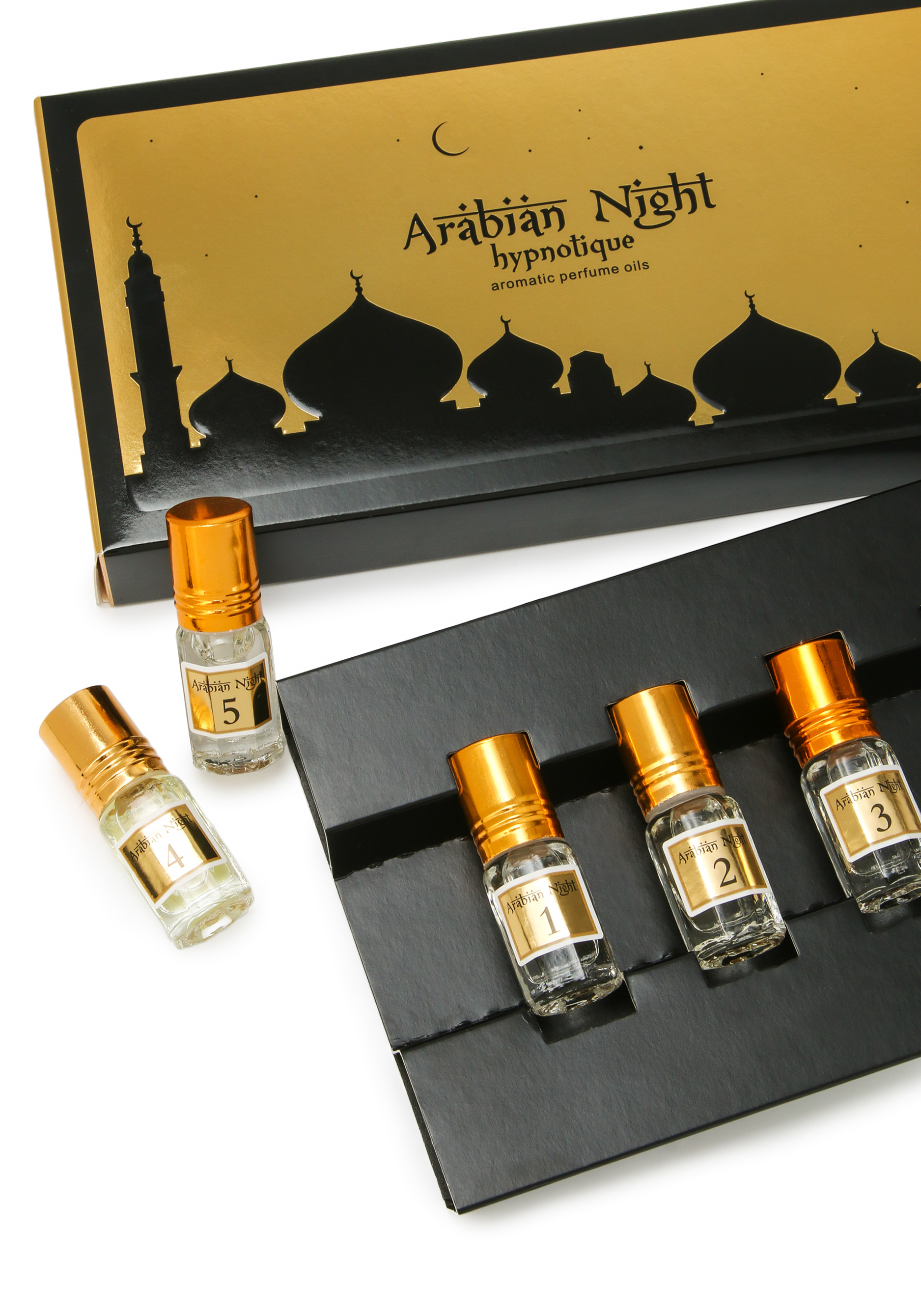 Набор масляных ароматов "Арабская ночь" Arabian night, цвет гипнотик
