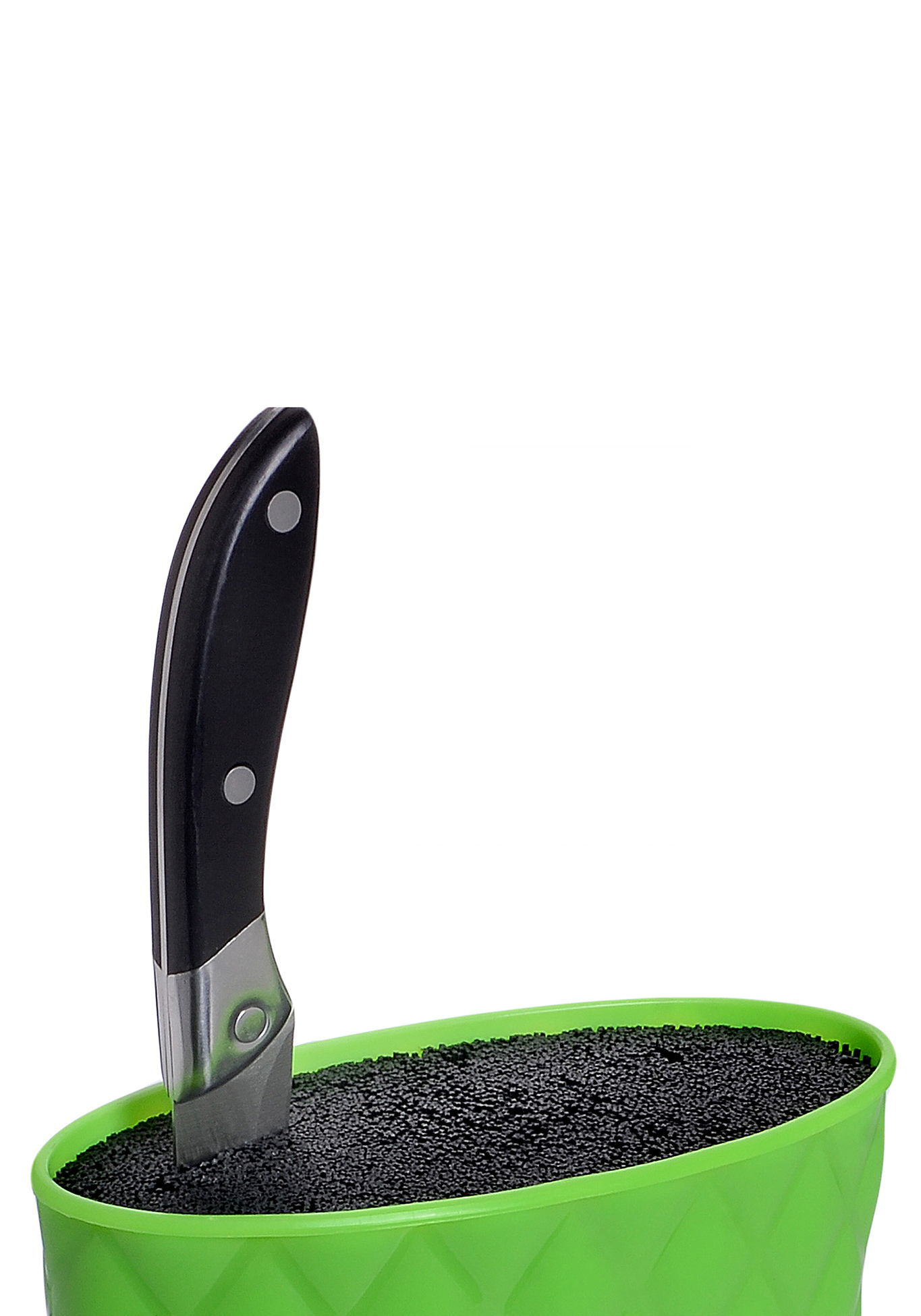 Универсальная подставка для ножей Mayer&Boch, цвет зеленый, размер 22 см - фото 4