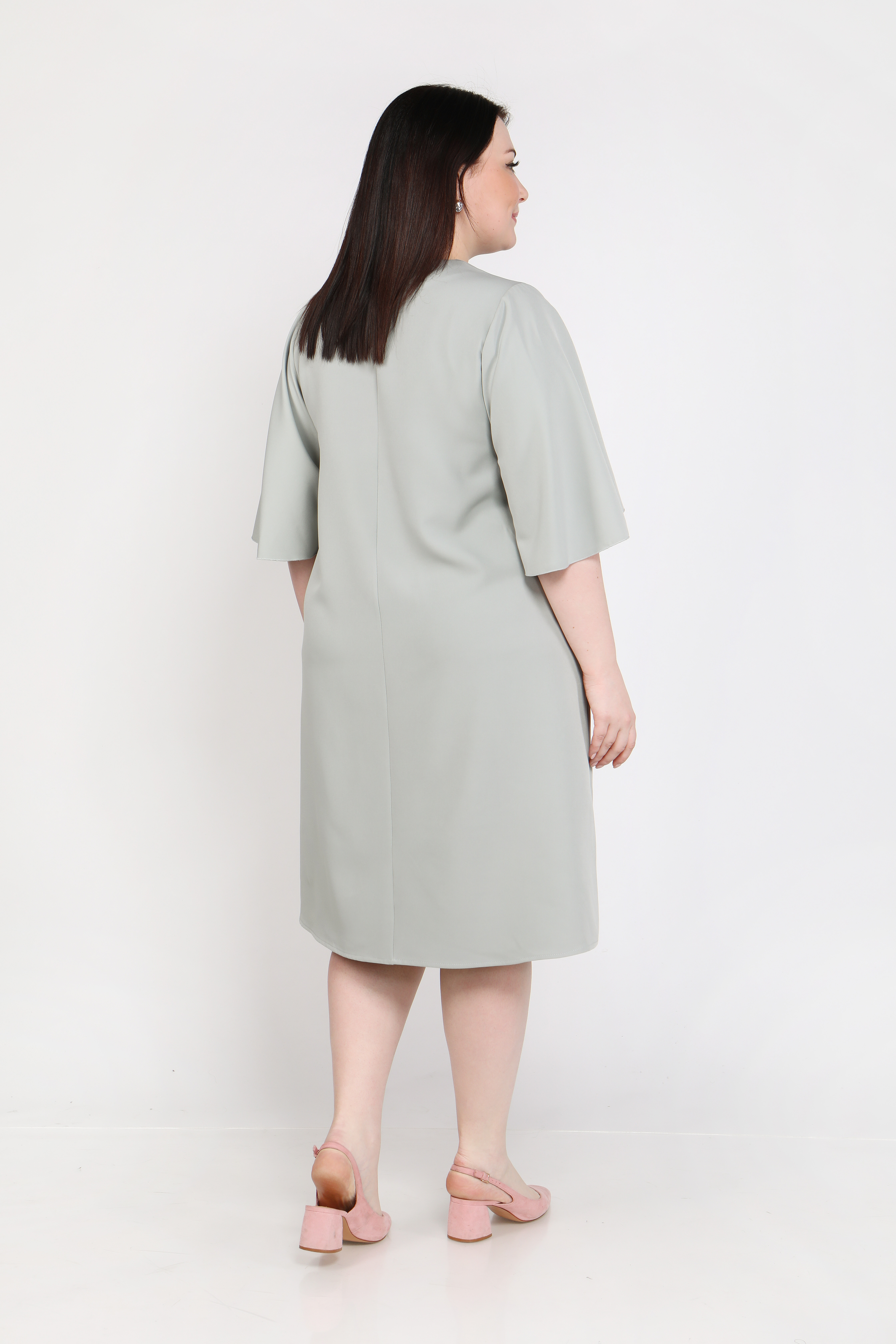 Платье "Чувственная Дама" Vivienne Mare, размер 48, цвет серый - фото 8