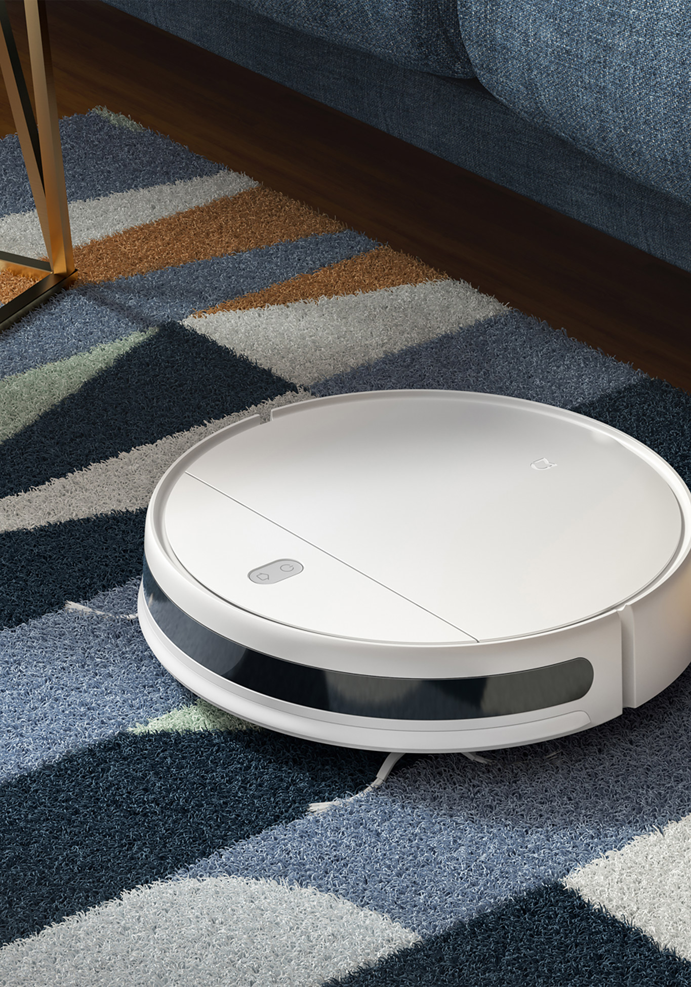 Xiaomi Пылесос Mi Robot Vacuum-Mop Essential Xiaomi, цвет белый - фото 1