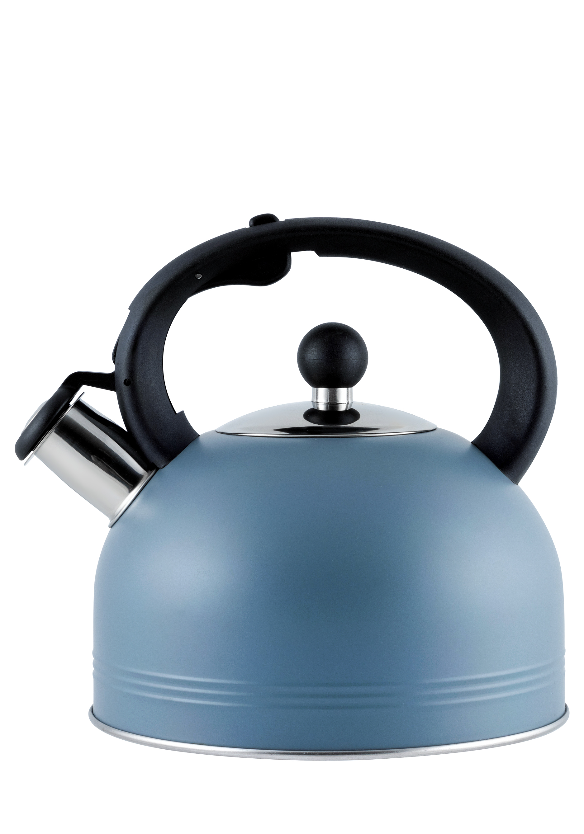 Чайник для плиты со свистком Mallony, цвет серый - фото 2