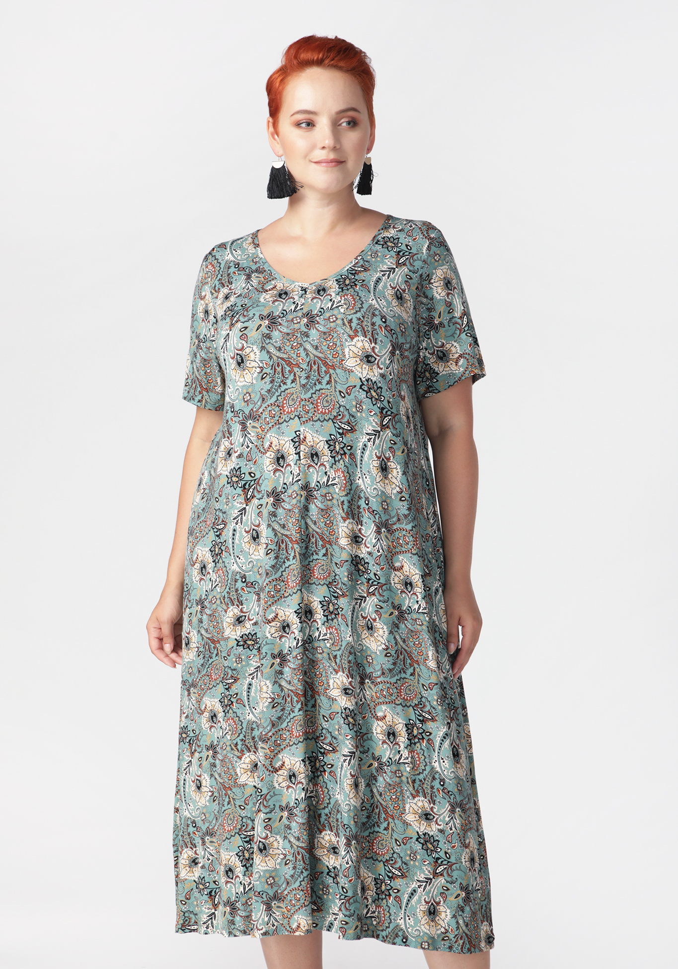 Платье "Солнечный луч" Синель, цвет синий, размер 48 - фото 8