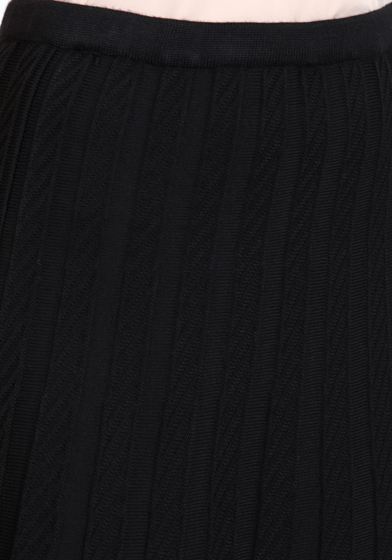 Юбка А-силуэта с вертикальным узором Vivawool, размер 48, цвет кофейный - фото 6