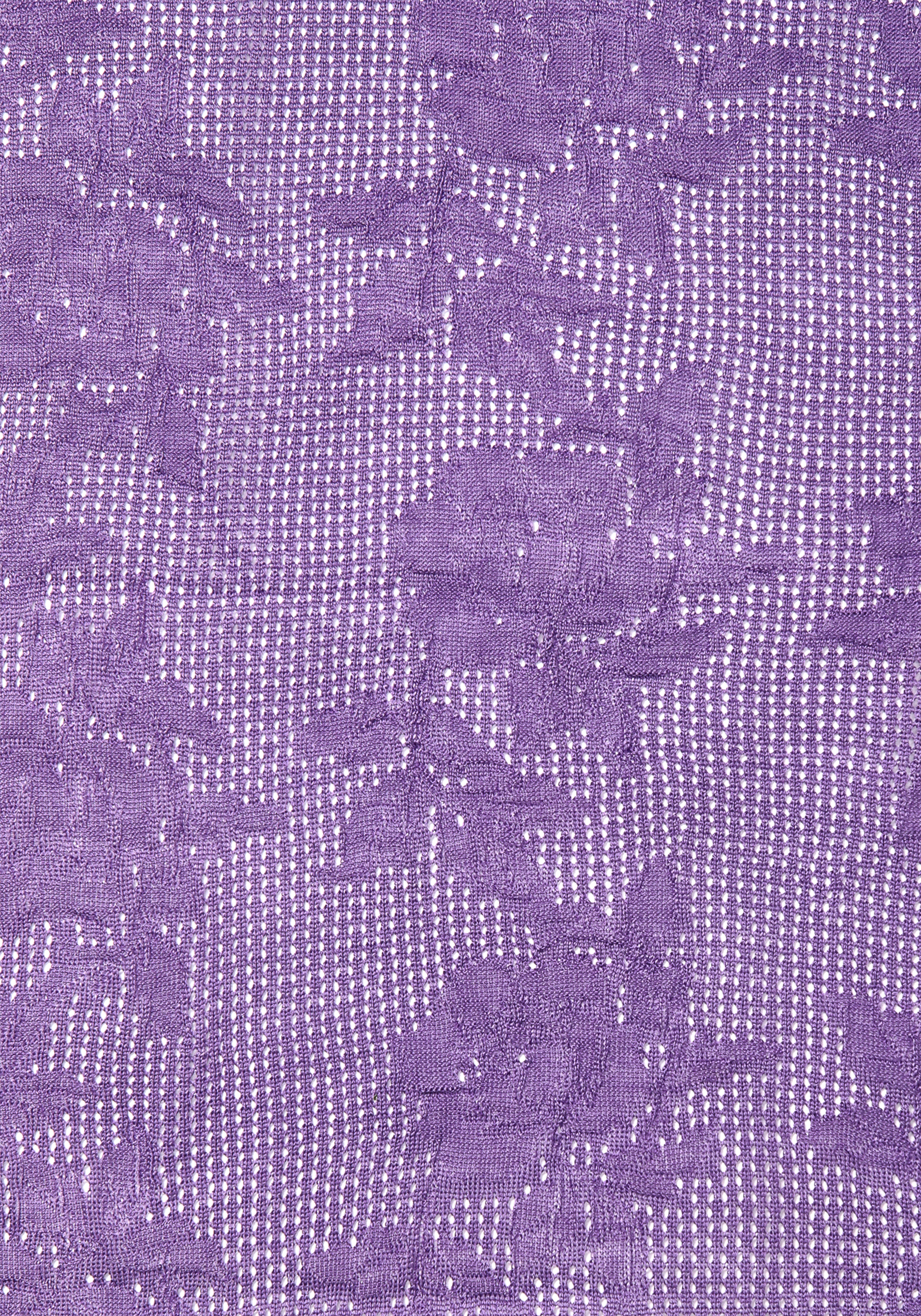 Палантин ажурный из натуральной шерсти Vivawool, цвет фиолетовый, размер единый - фото 7