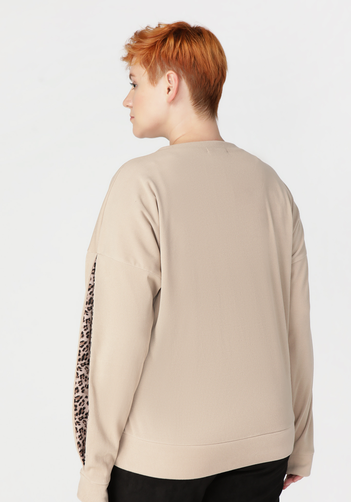 Блуза женская «Чувство стиля» Bianka Modeno, размер 50, цвет бежевый - фото 3