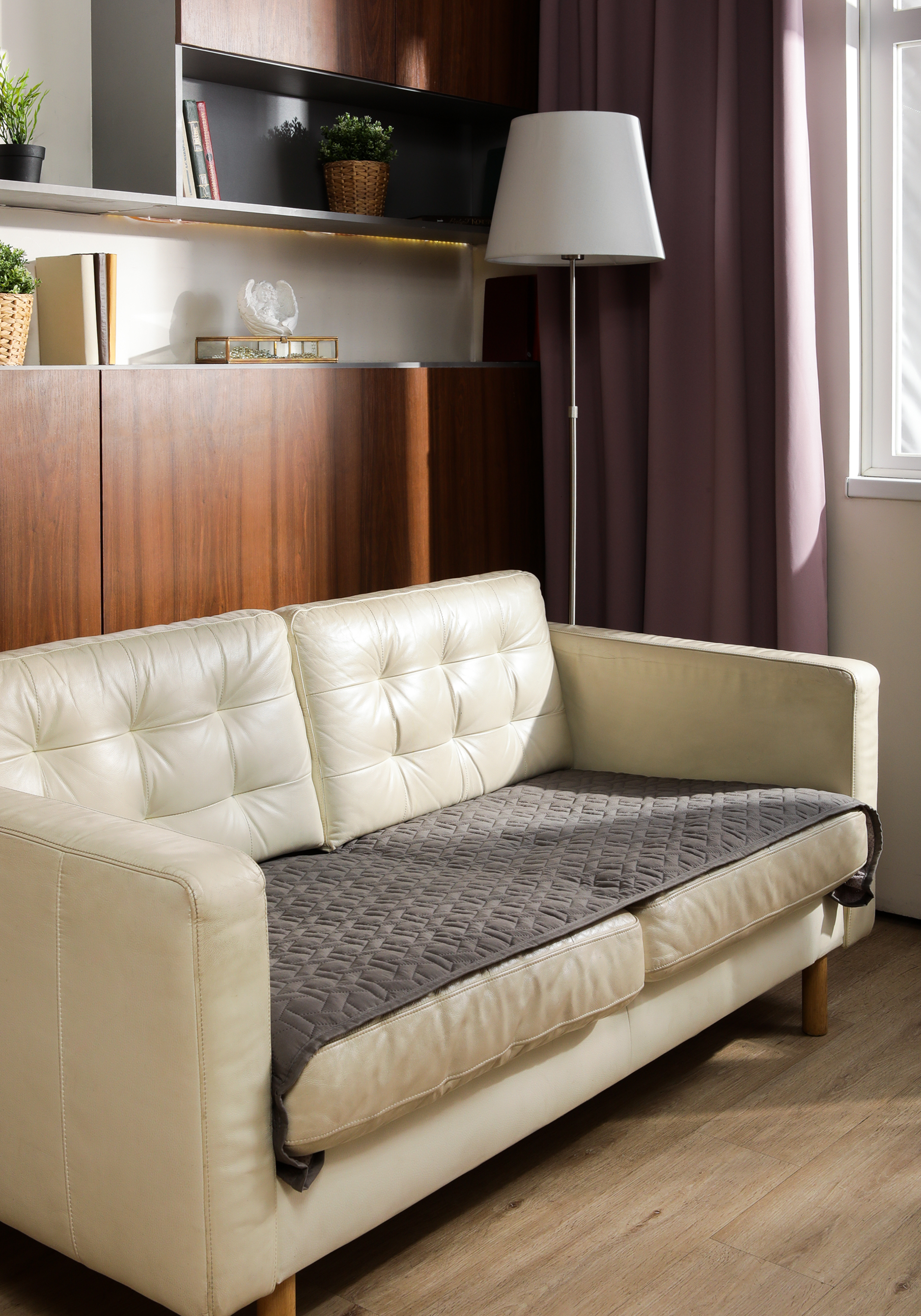 Накидка на диван "Самира", цвет серый, размер 70*200 - фото 2