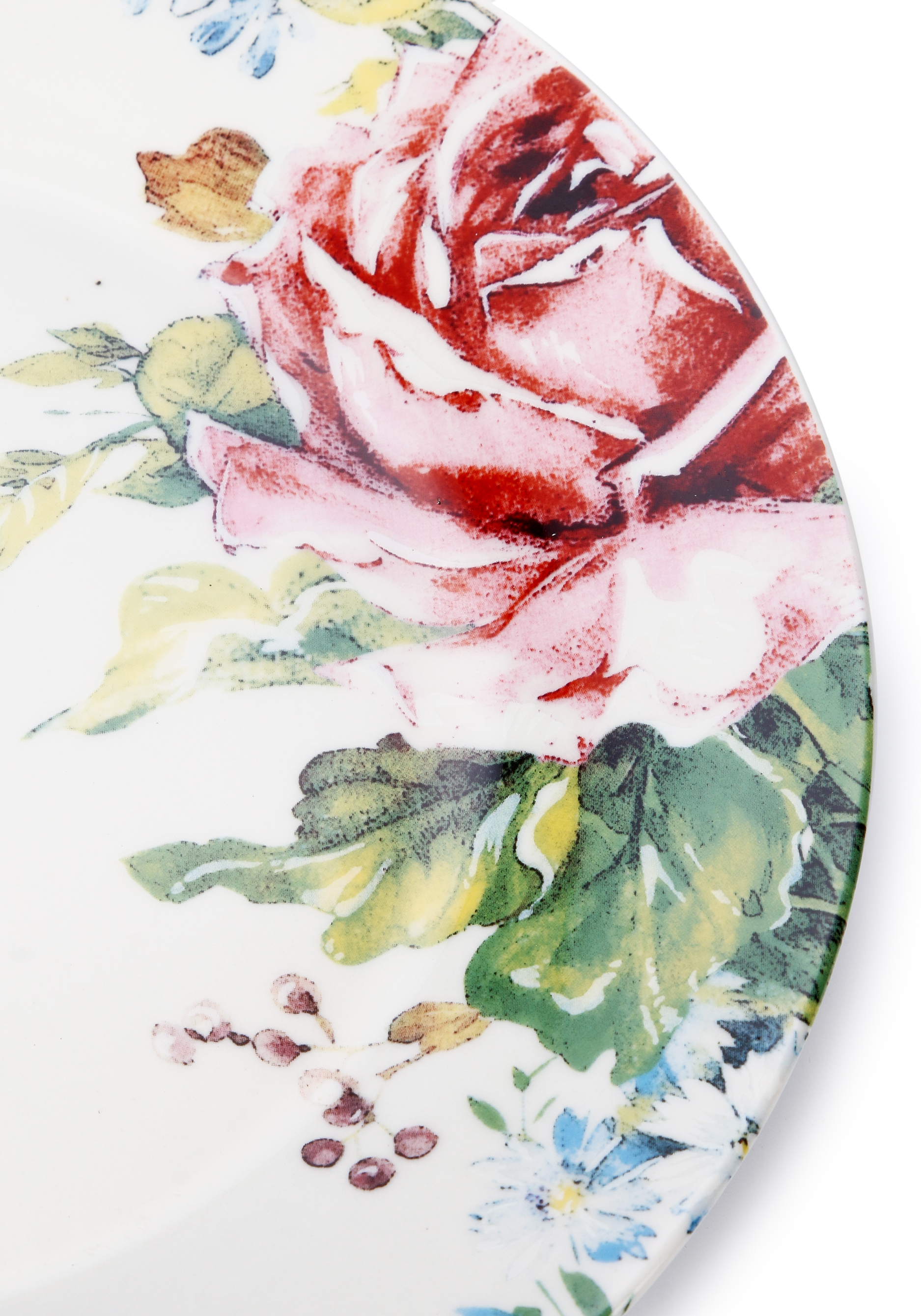 Тарелки "Роза", 2 шт. Доляна, цвет белый, размер 20,3*2 см - фото 9