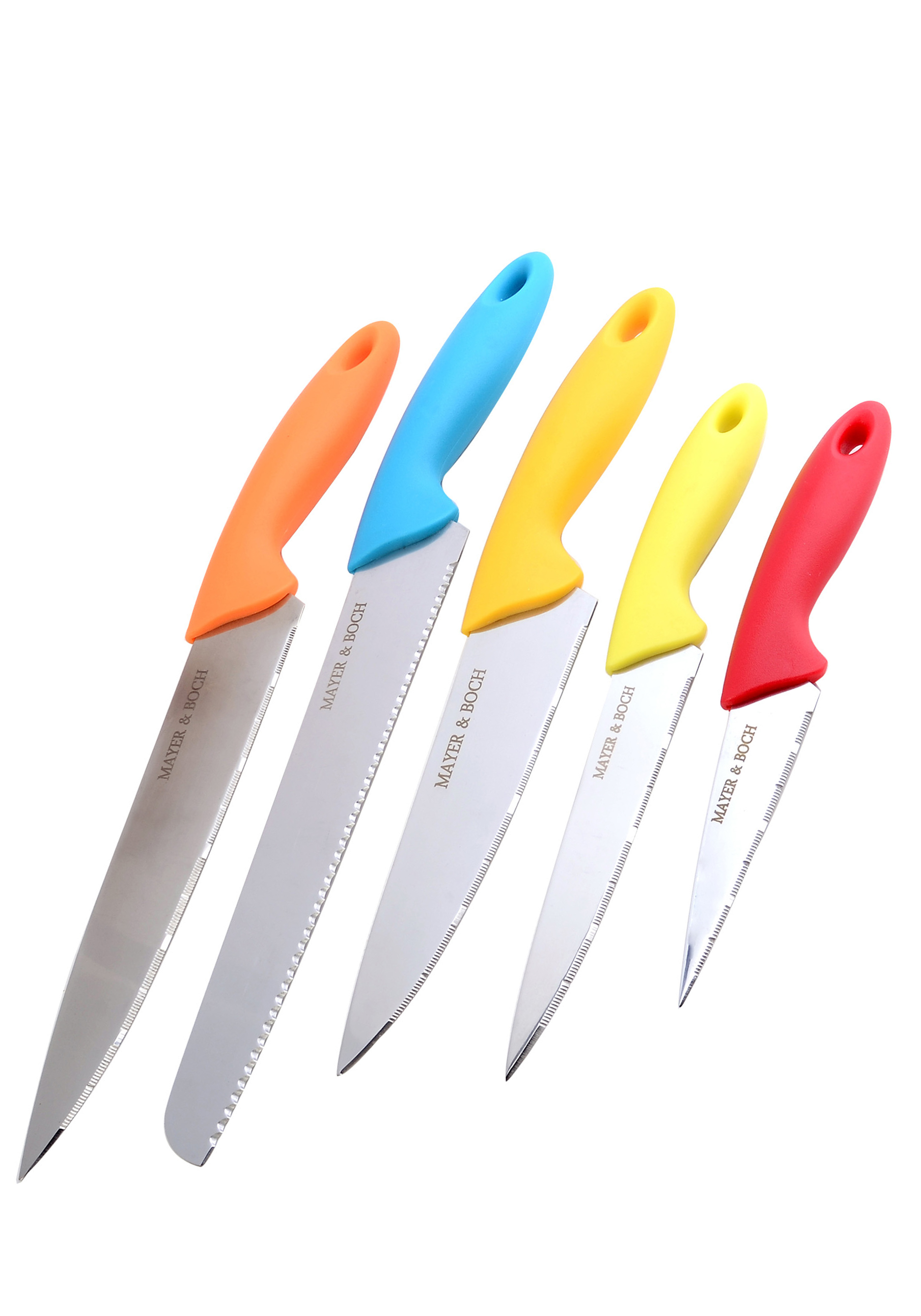 Набор ножей (5 шт.) + подставка Mayer & Boch, цвет мультиколор - фото 2