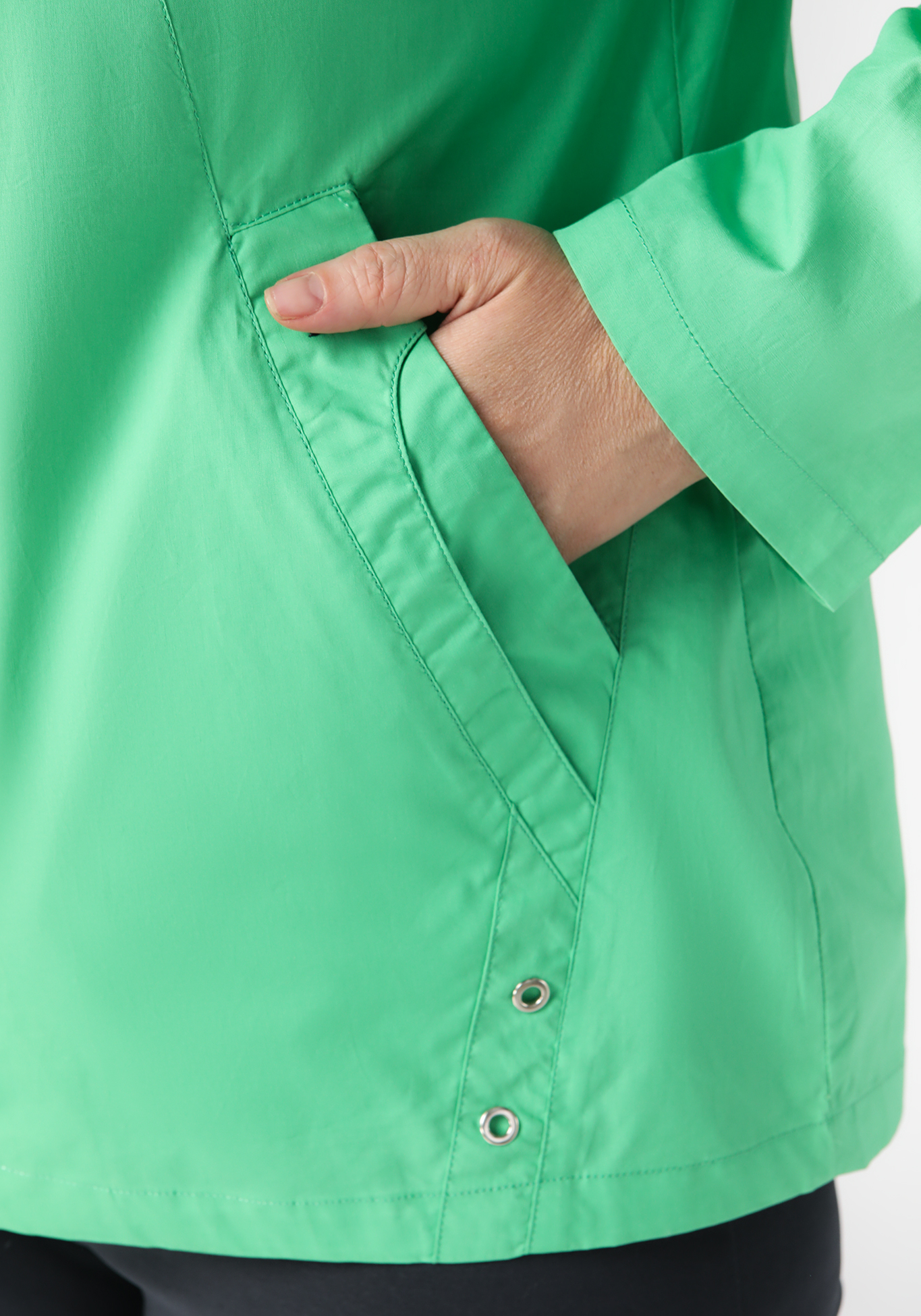 Куртка с капюшоном «София», цвет зеленый, размер 46-48 - фото 5