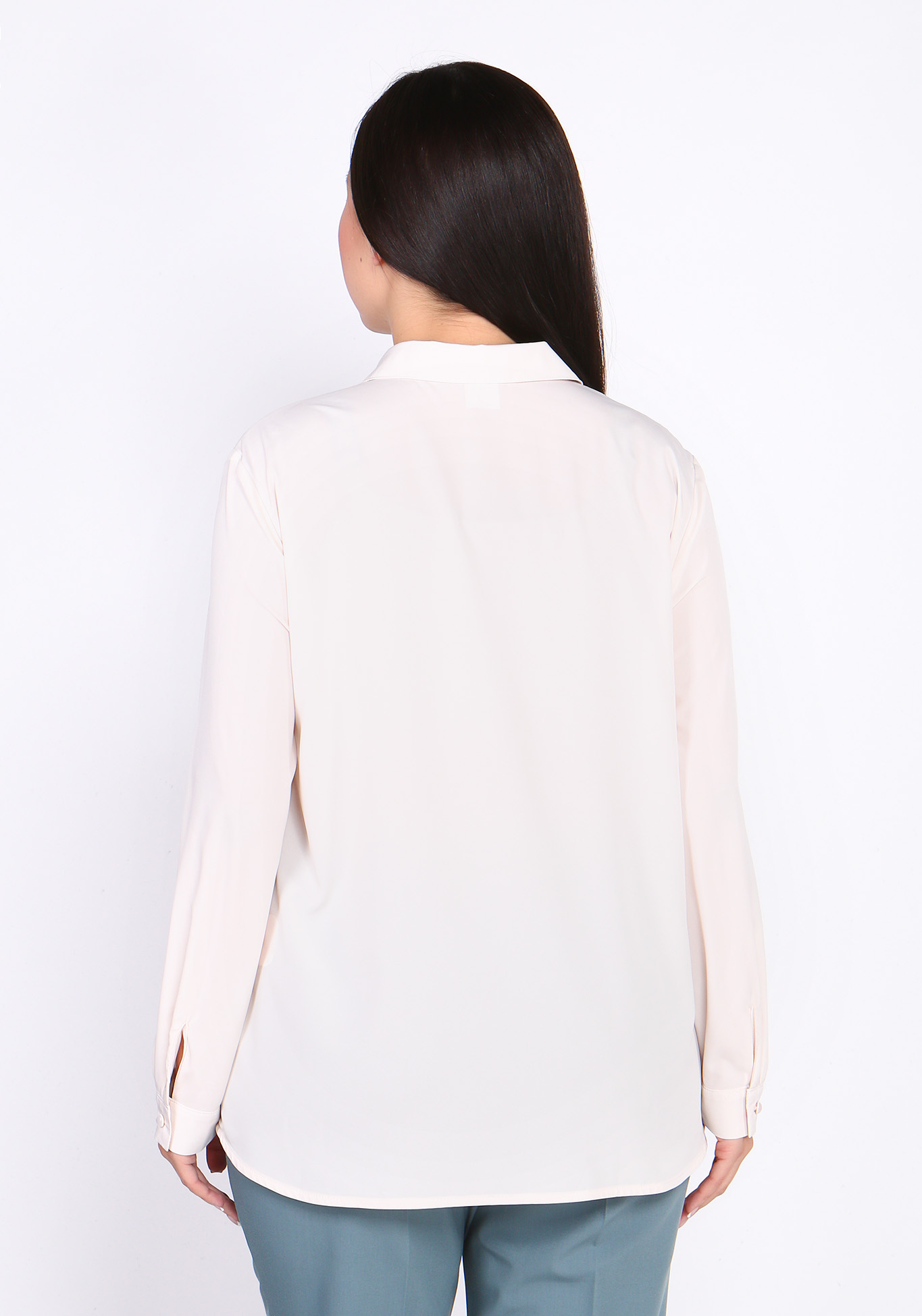 Блуза с длинным рукавом "Дариа" Julia Weber, размер 50, цвет молочный - фото 4