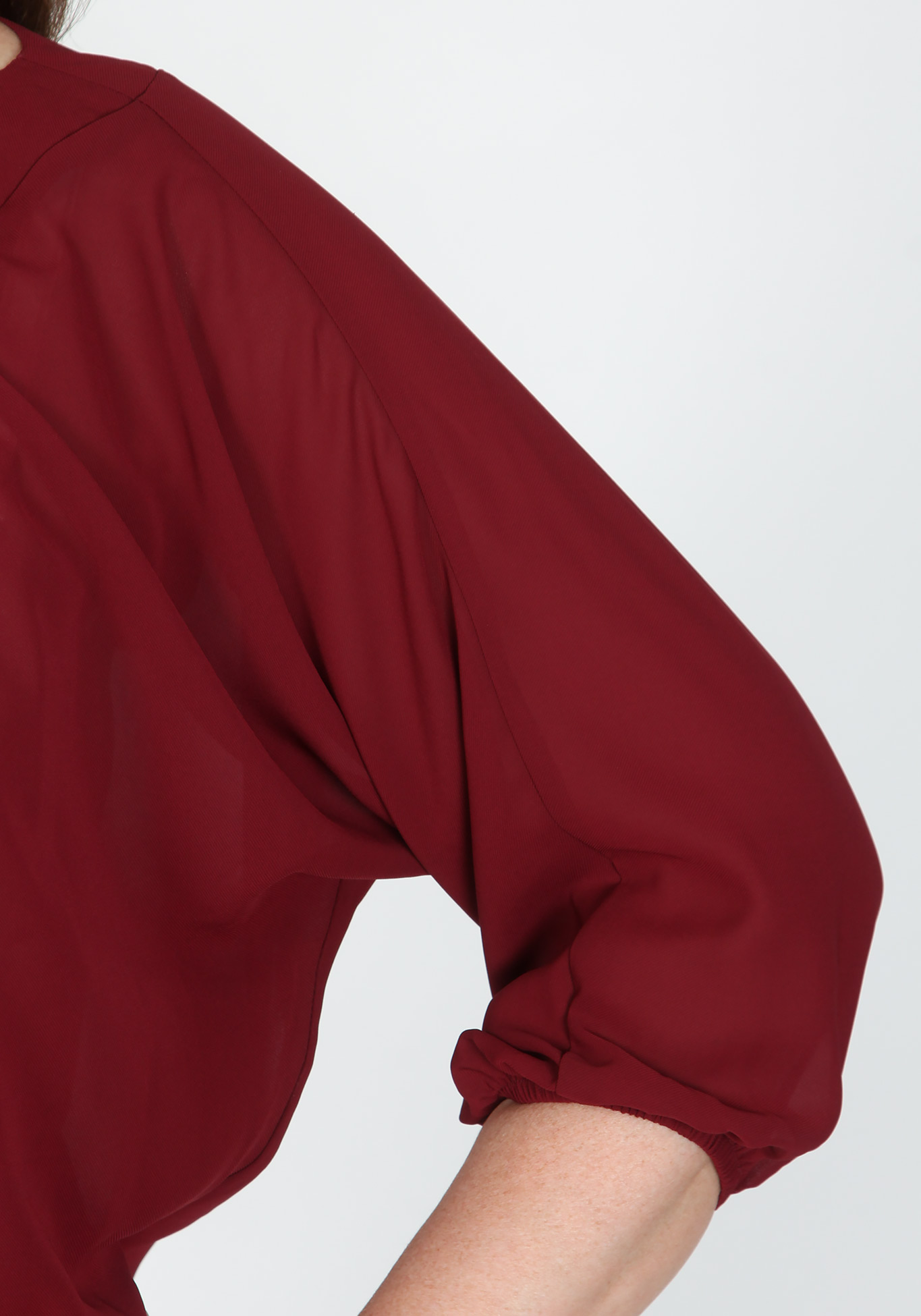 Блуза «Лилия» Pique, размер 54, цвет черный - фото 5