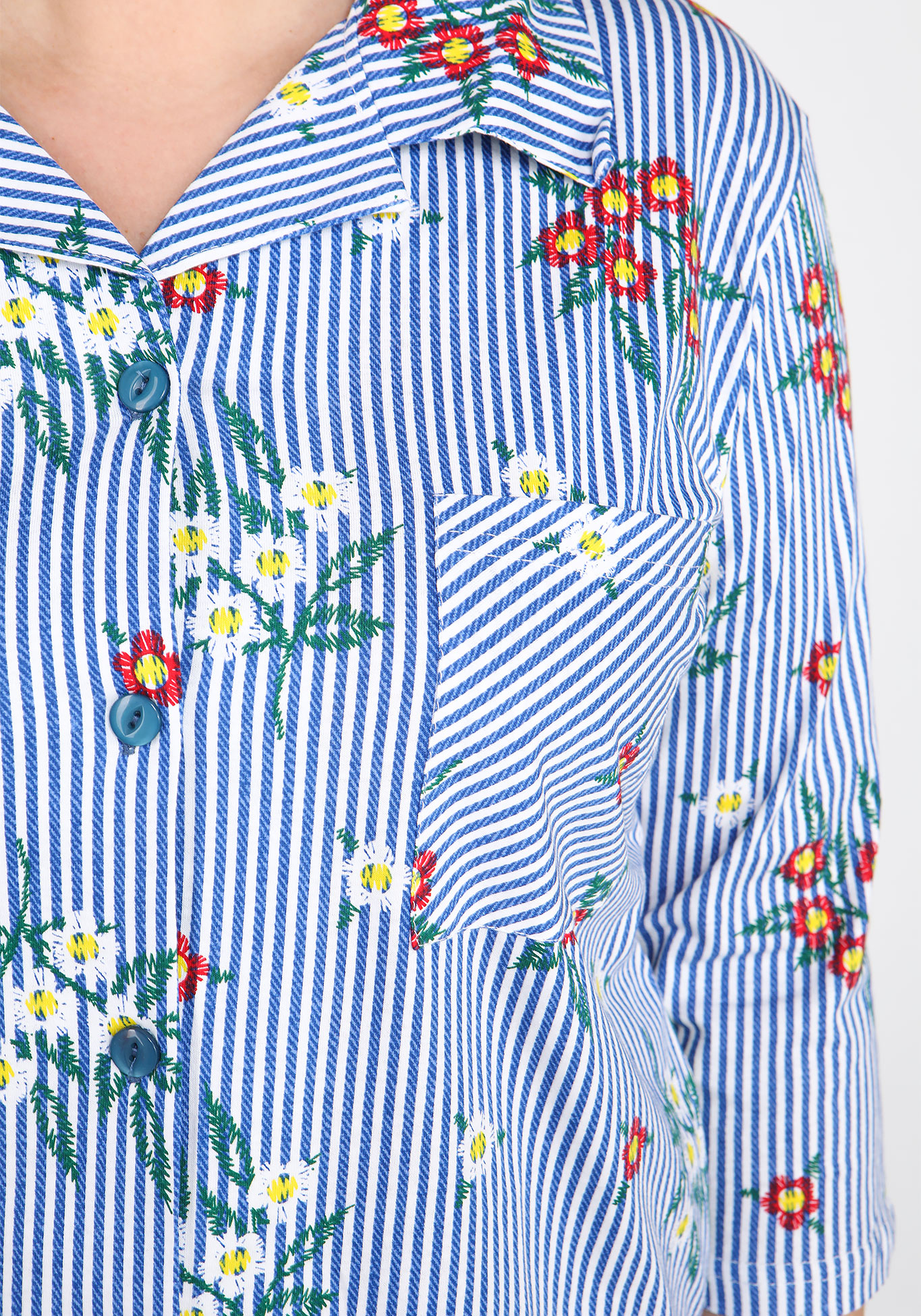 Блуза "Нежное цветение" Алтекс, размер 54 - фото 4