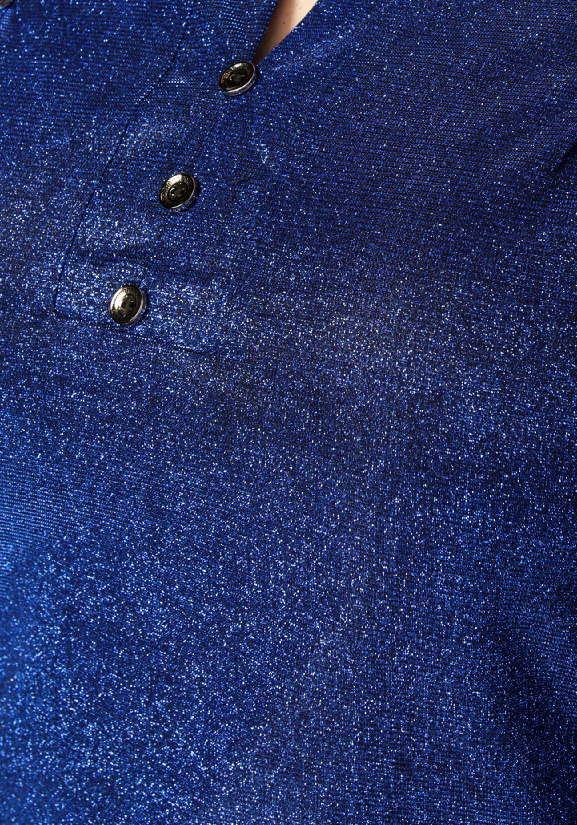Блуза женская с люрексом «Фернанда», цвет синий, размер 56 - фото 4