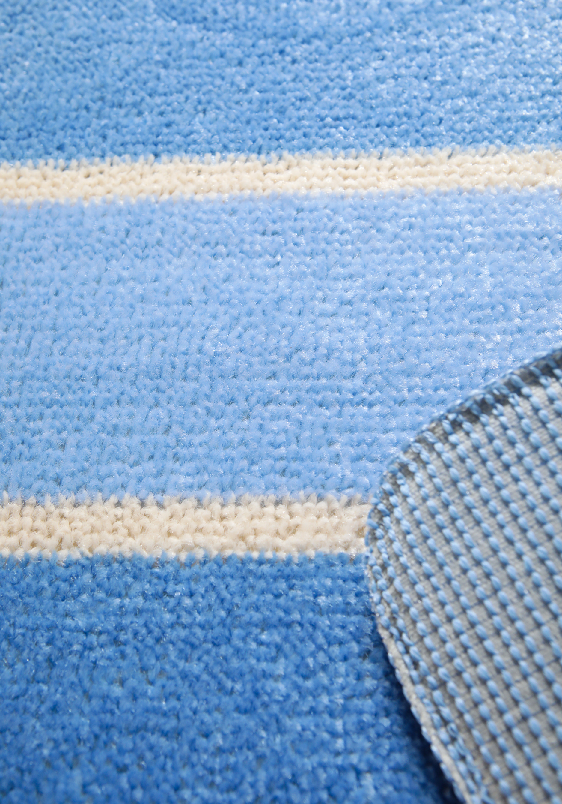 Комплект ковриков для ванной «Альянс», цвет голубой - фото 4