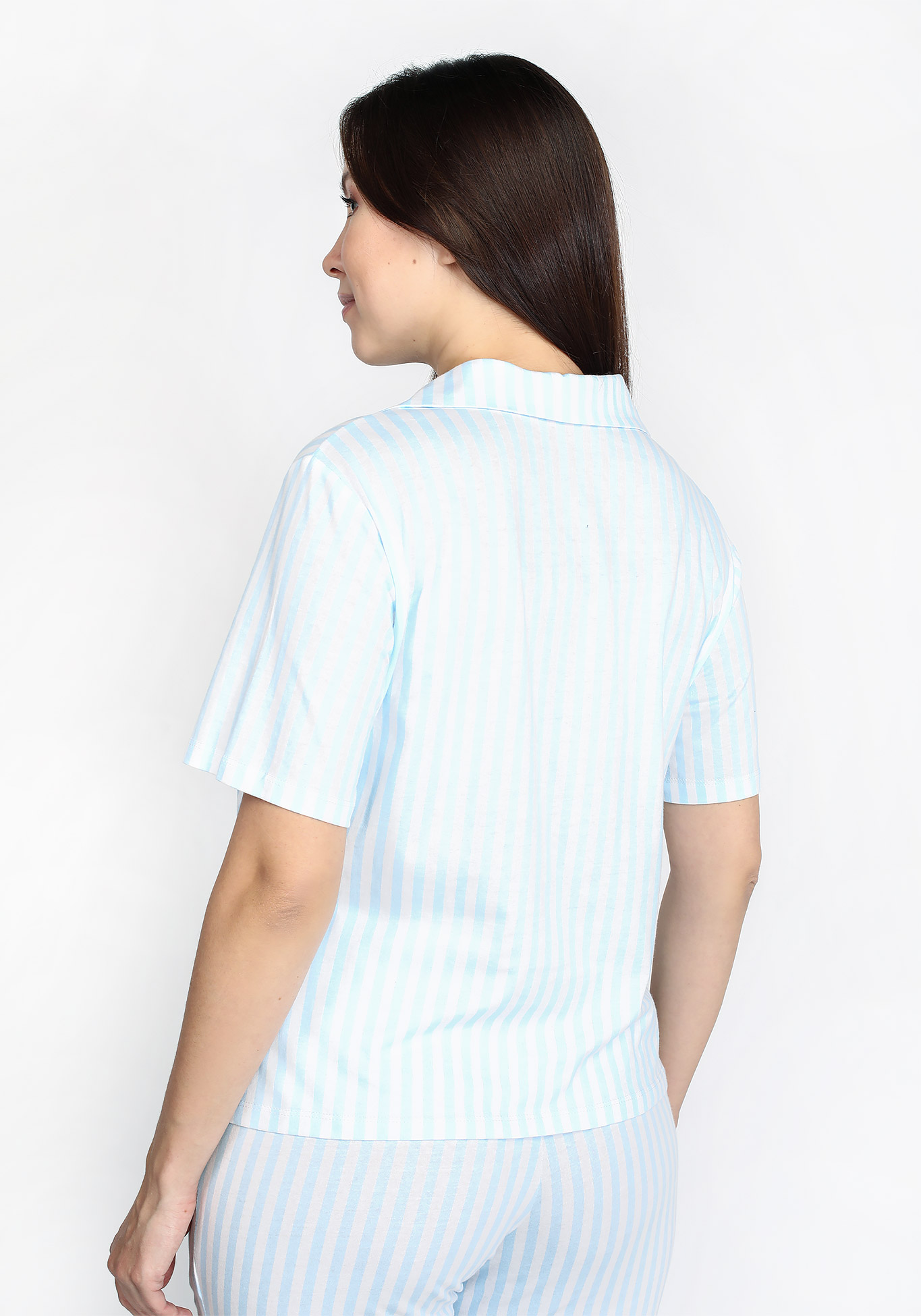 Пижама «Пастельная нежность» Алтекс, размер 52, цвет голубой - фото 8