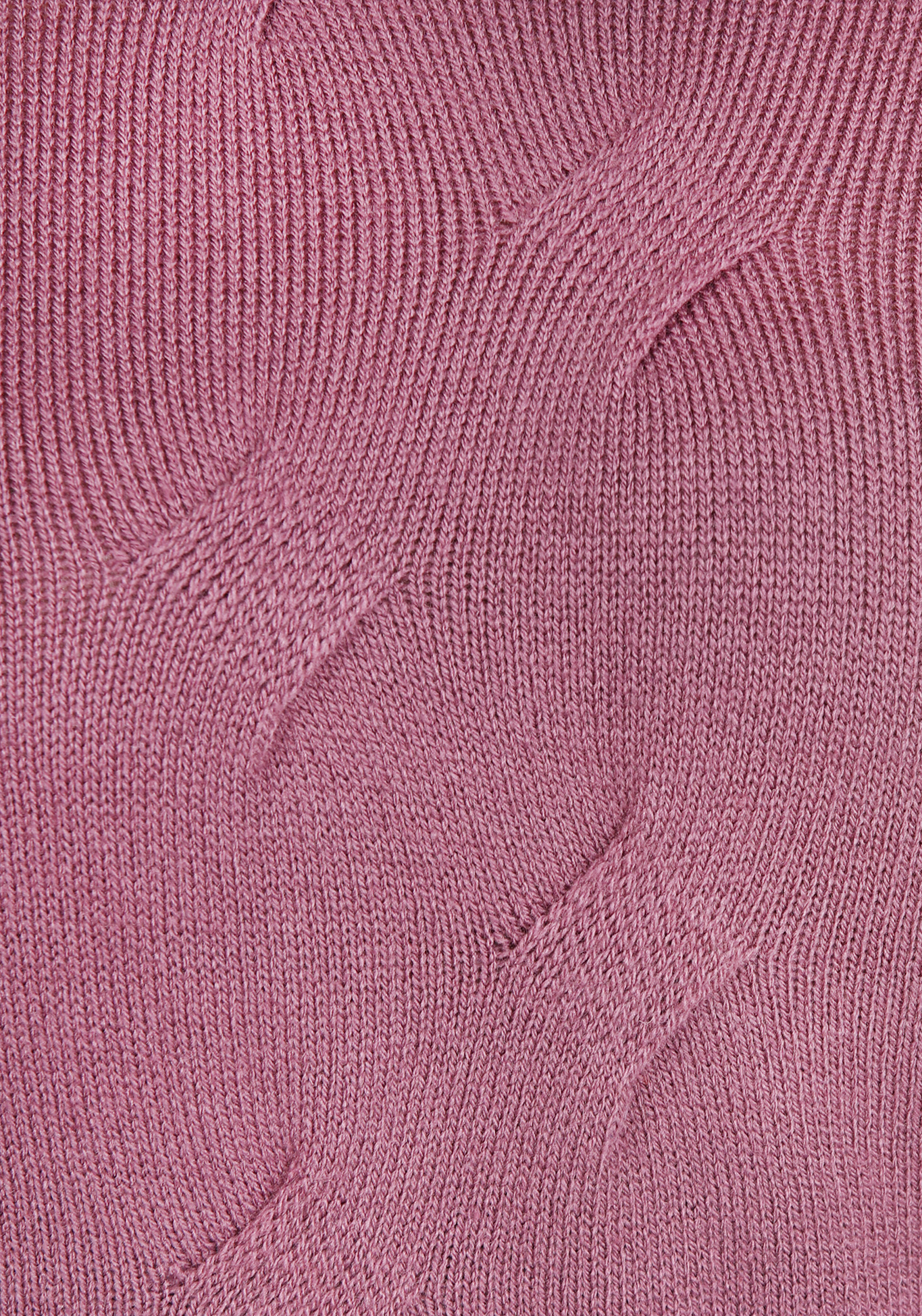 Джемпер вязаный с объемным рисунком Elletto Life, размер 48, цвет сиреневый - фото 9