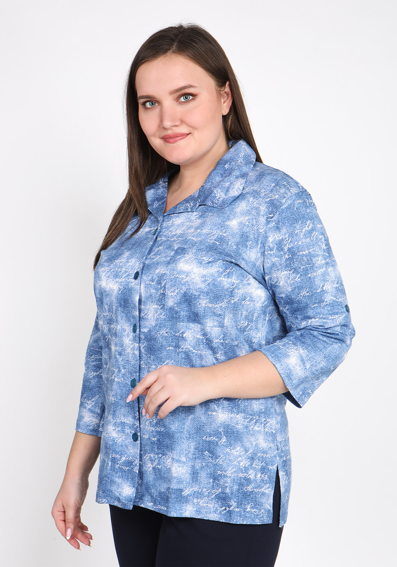 Блуза "Нежное цветение" Алтекс, размер 54 - фото 6