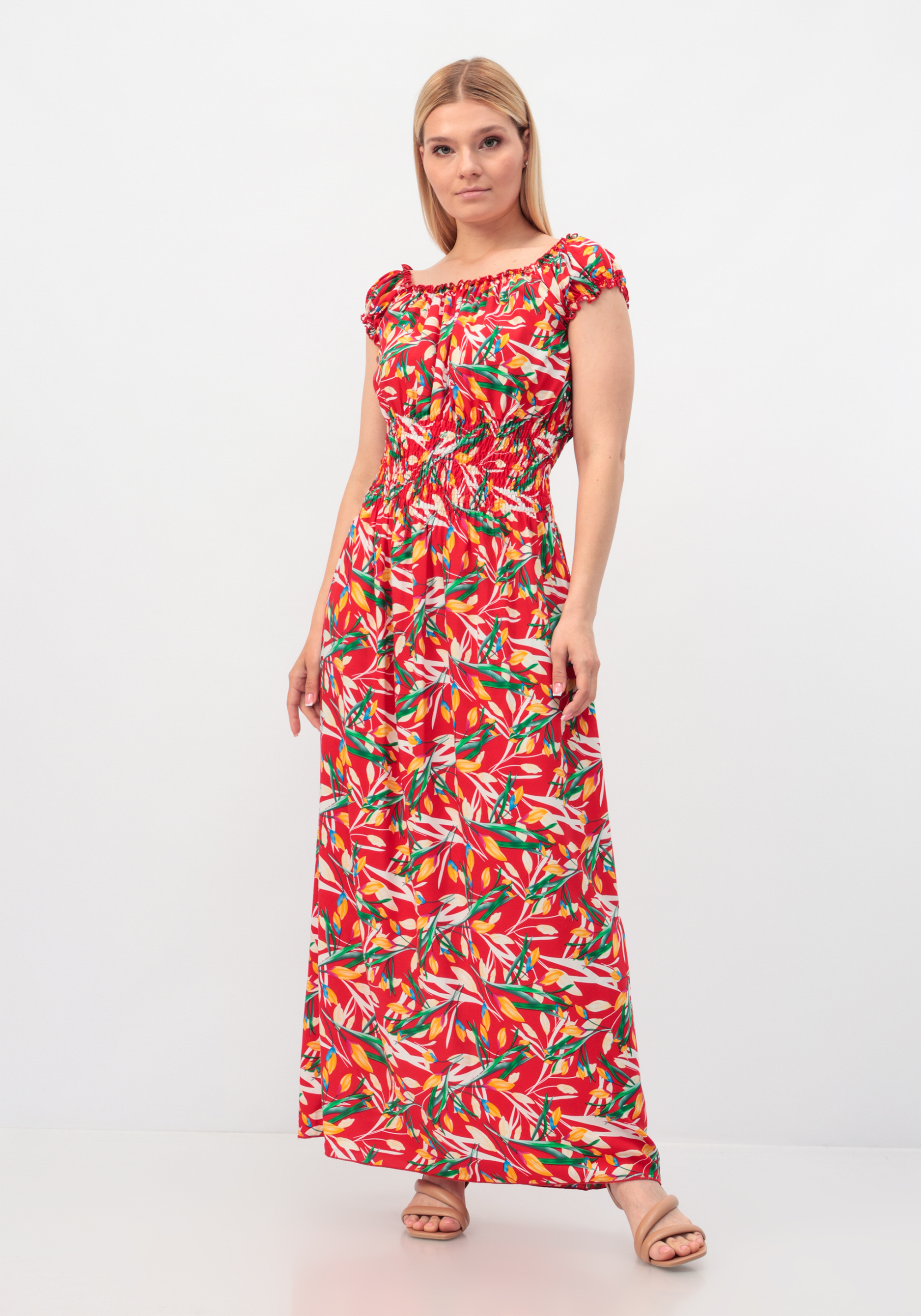 Платье "Брэйди" Vittori Vi, размер 60, цвет красный