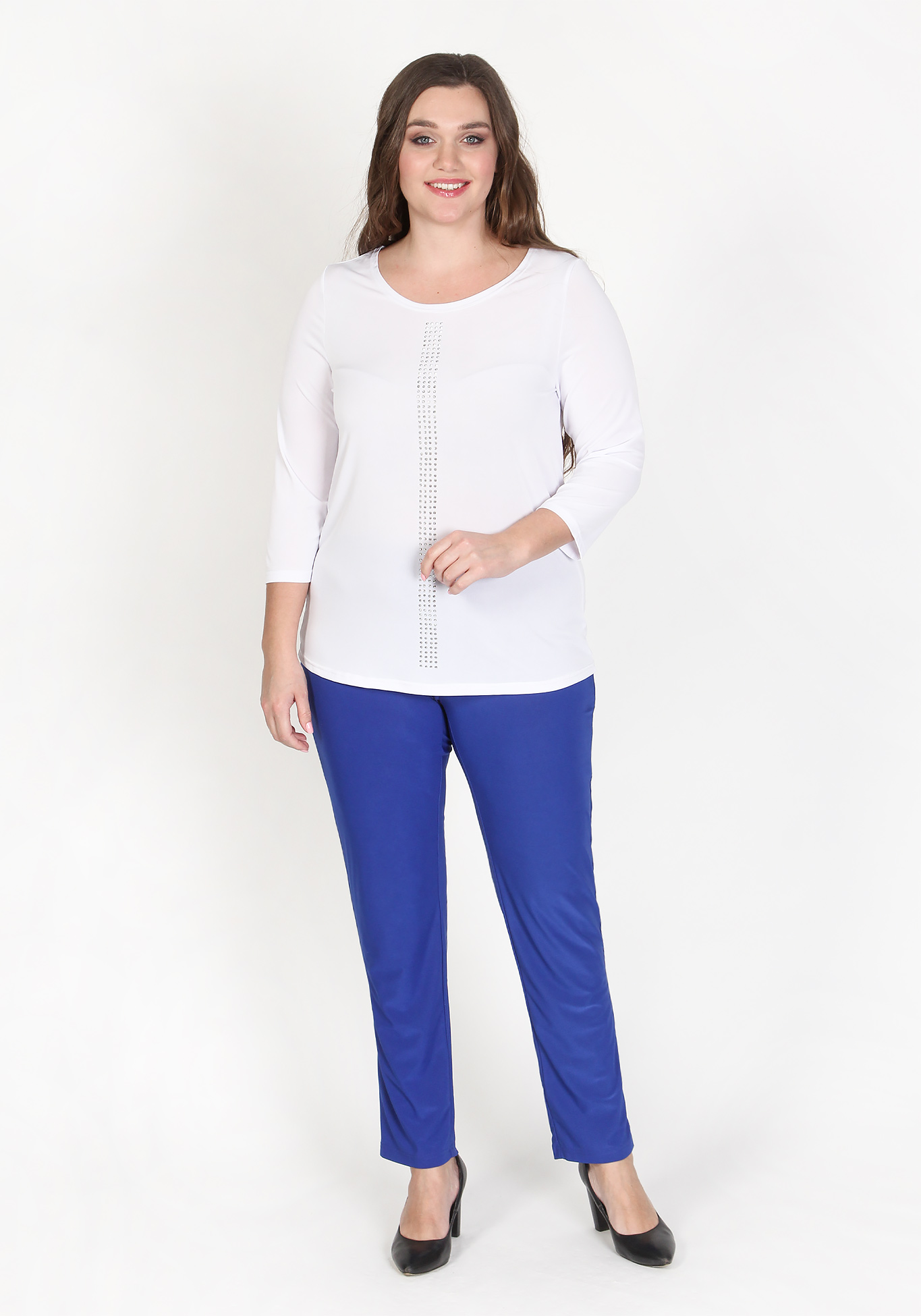 Блуза "Жюли", размер 60, цвет белый - фото 1