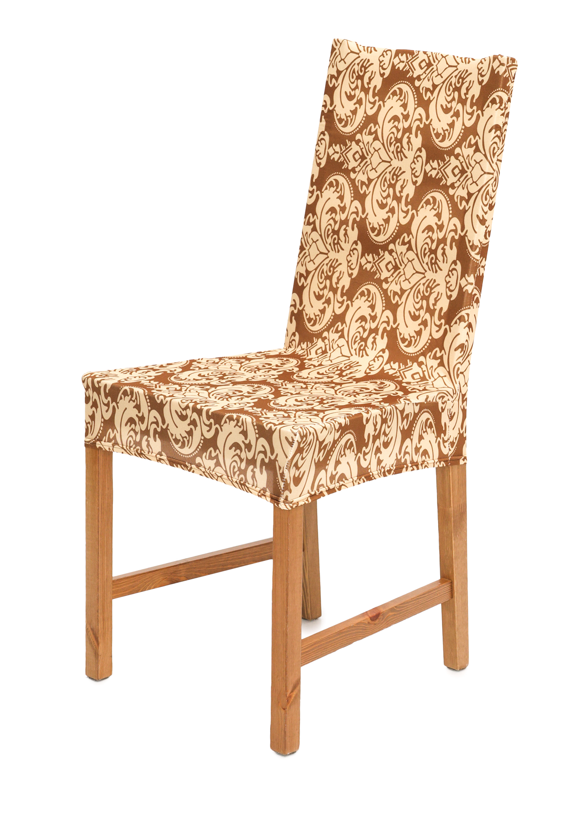 Чехол для стула "Кармен", 2 шт. Марианна, цвет коричневый, размер 60 - фото 2