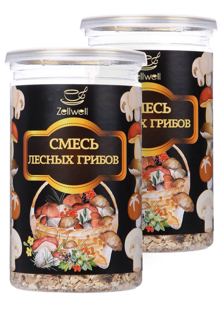 Набор сушеных грибов, 2 банки шир.  750, рис. 1