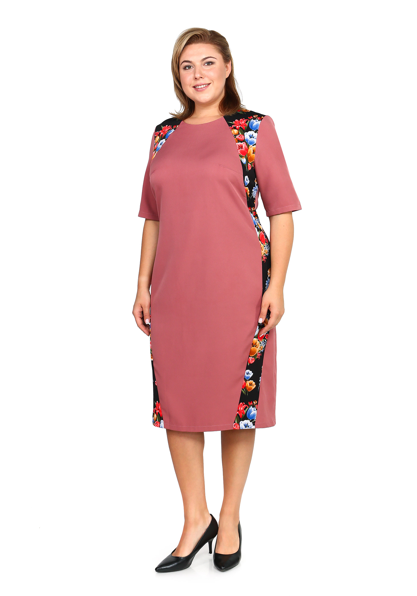 Платье "Цветочные линии" Bianka Modeno, размер 50 - фото 7