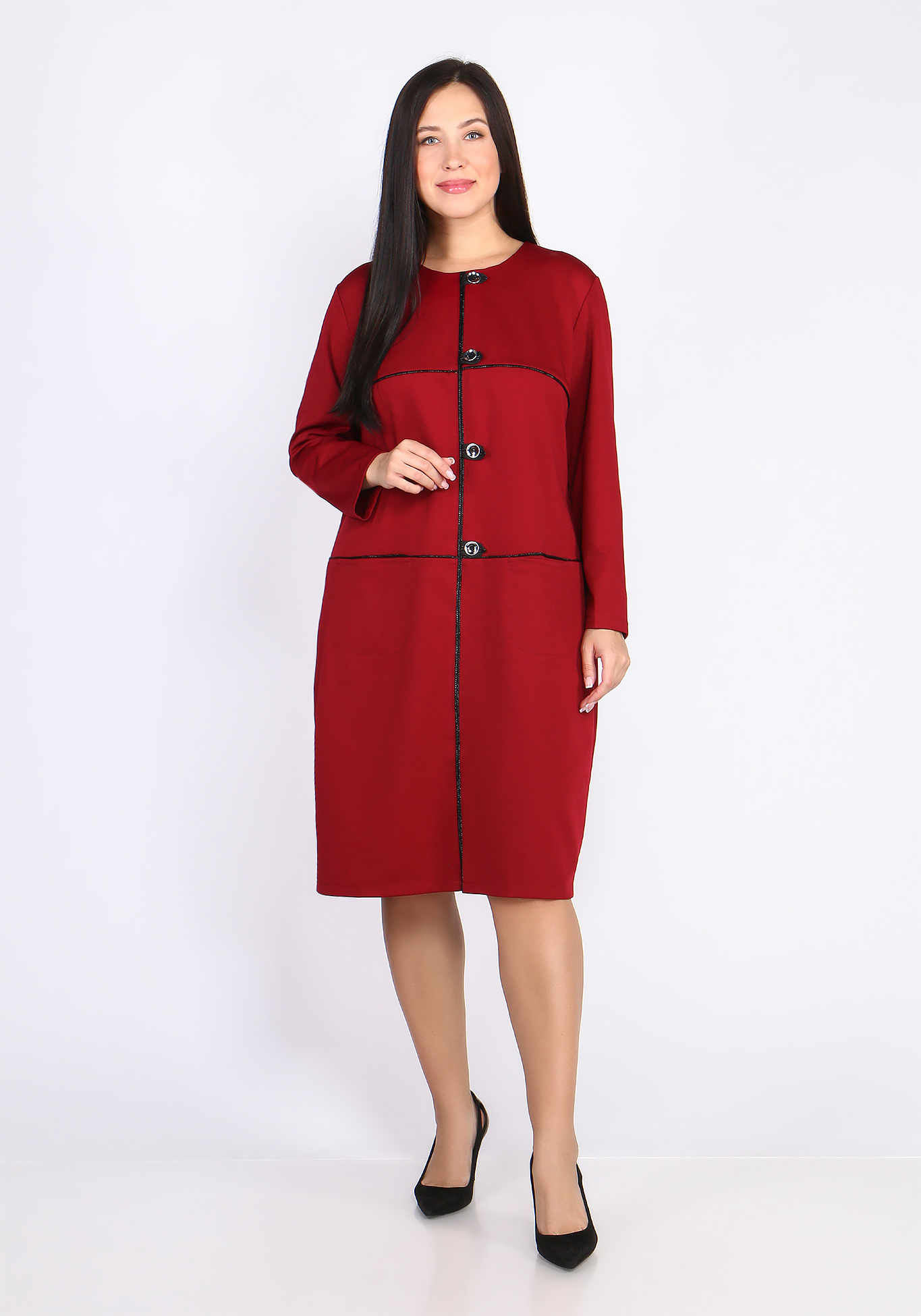 Платье "Идеальное мгновение" Bianka Modeno, размер 48, цвет красный - фото 2