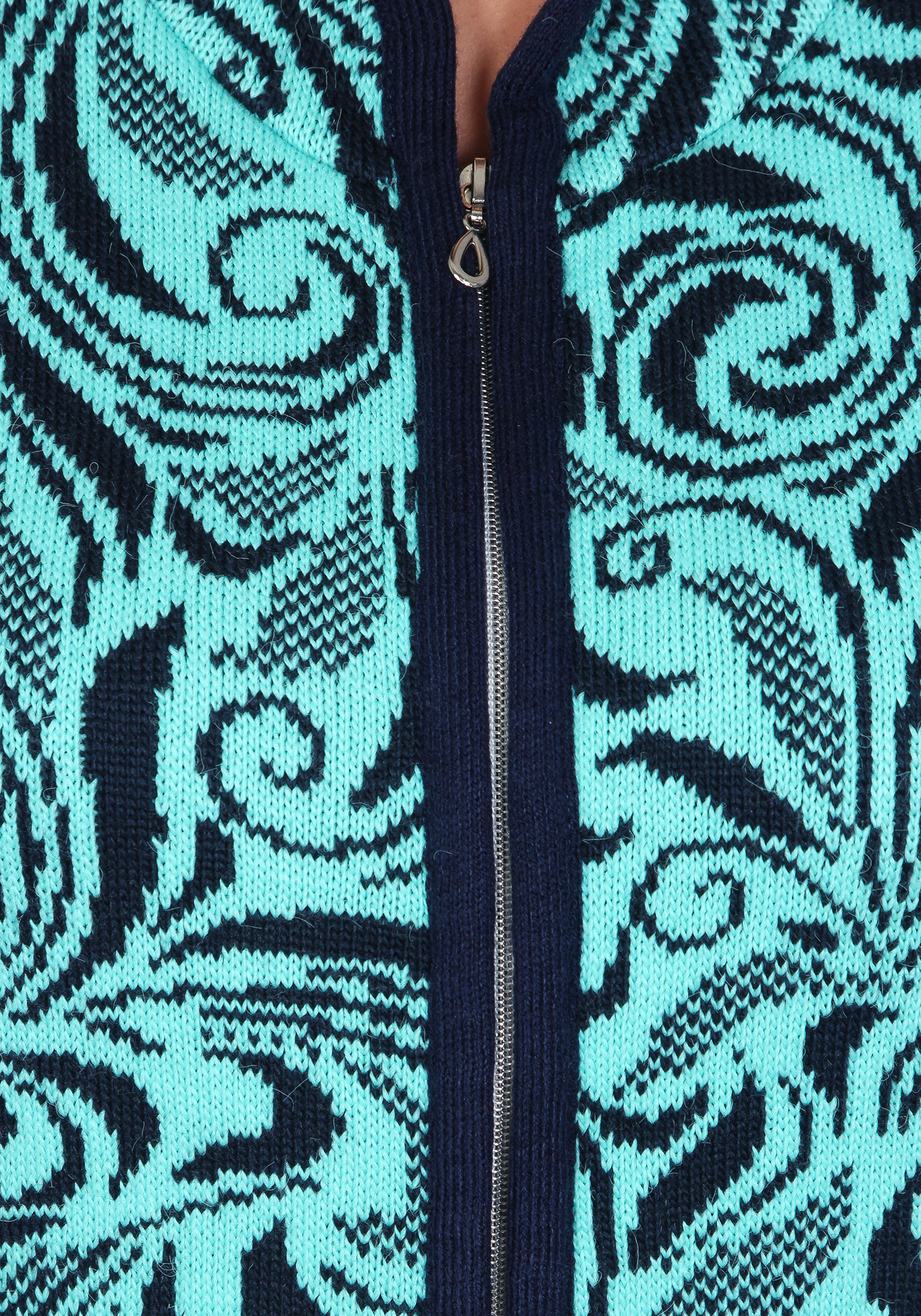Кардиган «Мила» tverknit, размер 48, цвет сине-бирюзовый - фото 3